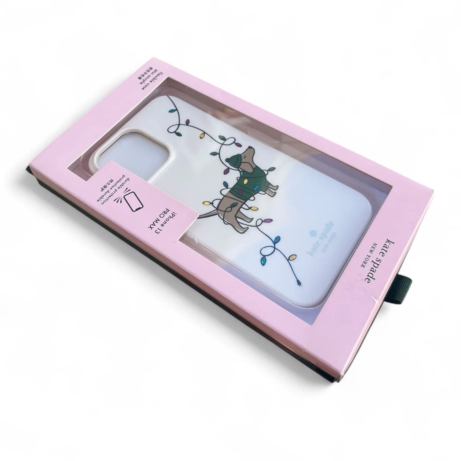 Kate Spade iPhone 13 Pro Max Christmas Phone Case : Claude Dog - Trendiez U ♥
