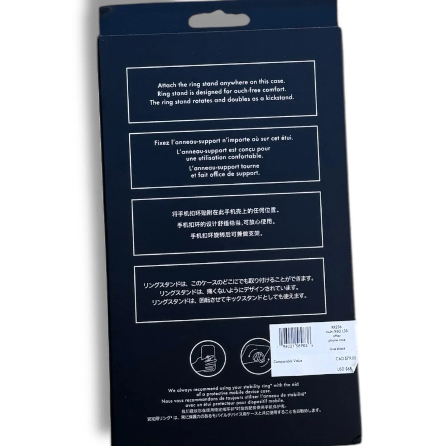 Kate Spade iPhone 16 Pro Case – Love Shack Heart Design - Ring Stand - Trendiez U ♥