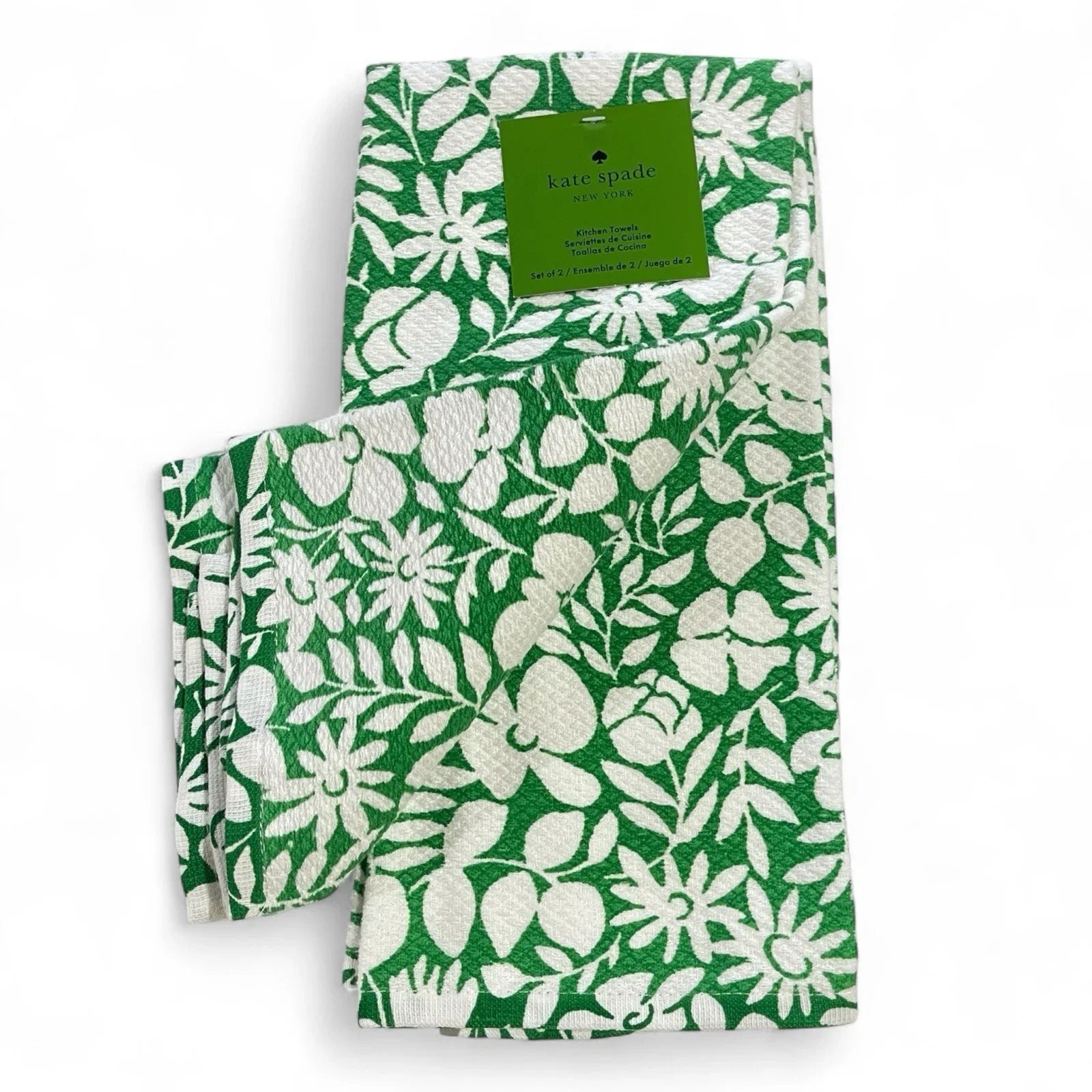 Kate Spade Kitchen Dish Towels – 2-Pack Floral Design - Trendiez U ♥
