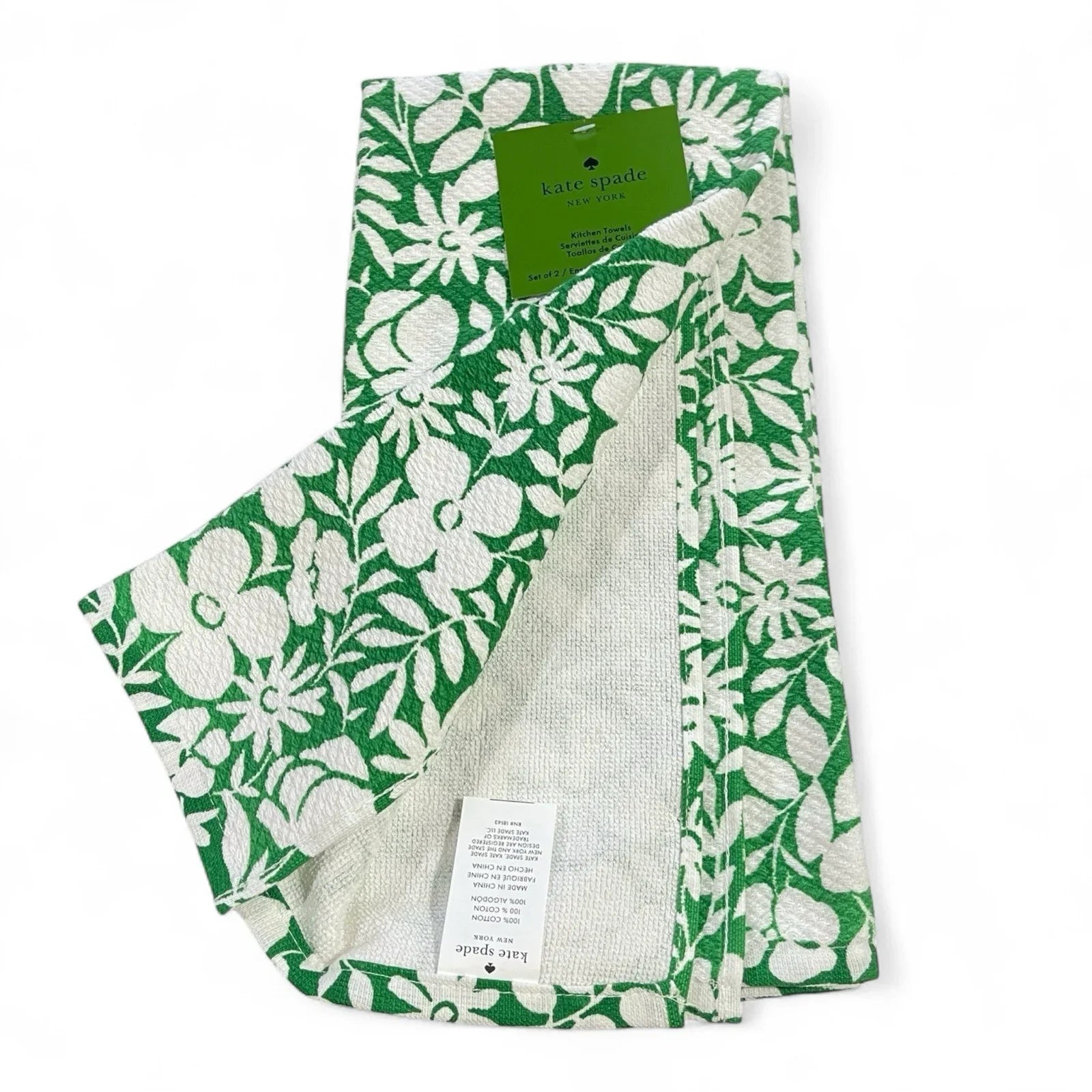 Kate Spade Kitchen Dish Towels – 2-Pack Floral Design - Trendiez U ♥