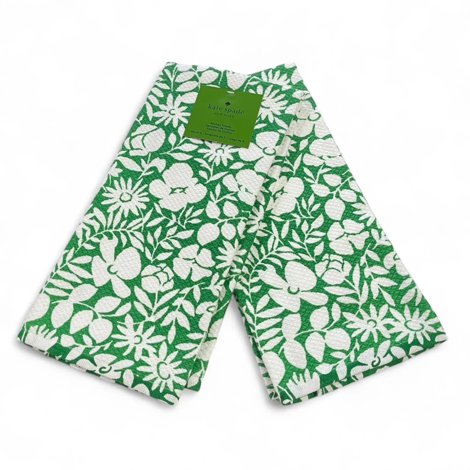 Kate Spade Kitchen Dish Towels – 2-Pack Floral Design - Trendiez U ♥