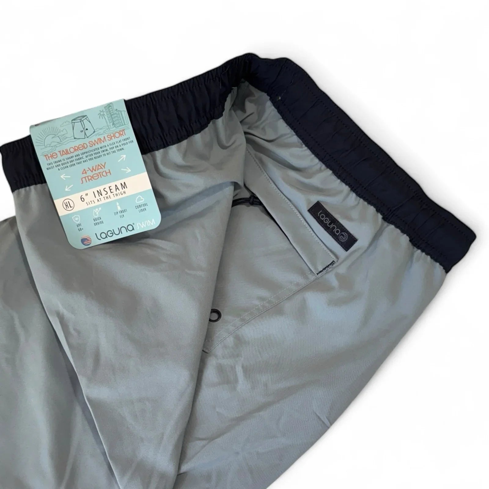 Laguna Men’s Activewear Set – Swim Shorts & Polo, Fish Print XL - Trendiez U ♥