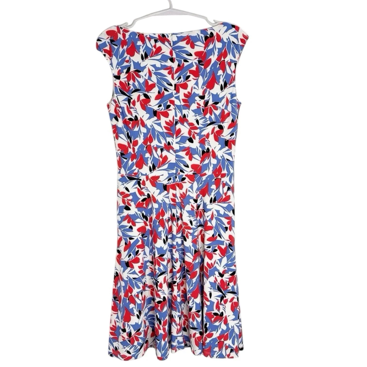 LAUREN RALPH LAUREN MIRALAVIA-SHORT SLEEVE-DAY DRESS SIZE 16 FLORAL DRESS - Trendiez U ♥