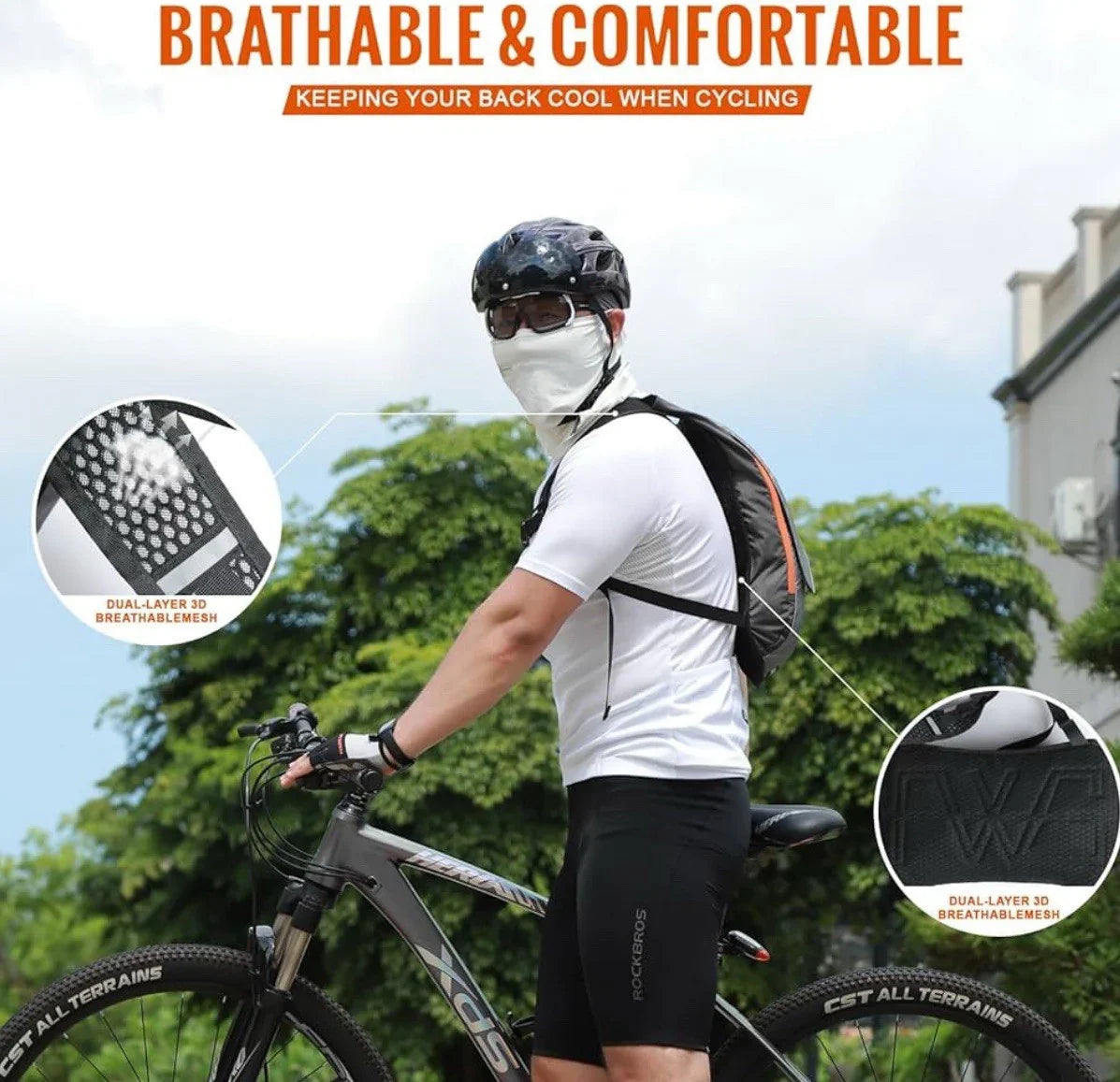 Lightweight Hydration Hiking Backpack with 3L PEVA Water Bladder Hiking - Trendiez U ♥