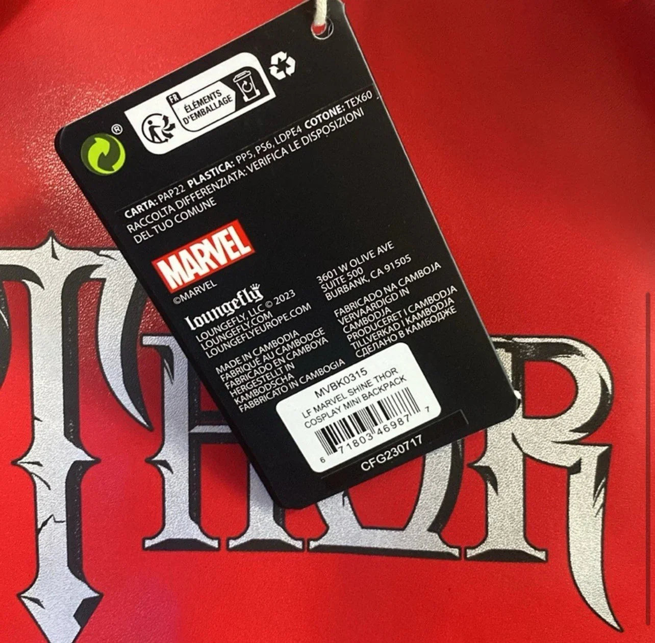 Loungefly Disney Parks Marvel Thor Love And Thunder Backpack NWT - Trendiez U ♥