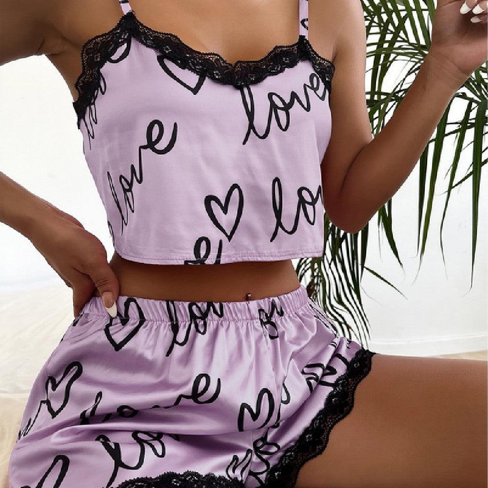 Love Cami & Shorts Sleep Set - Trendiez U ♥