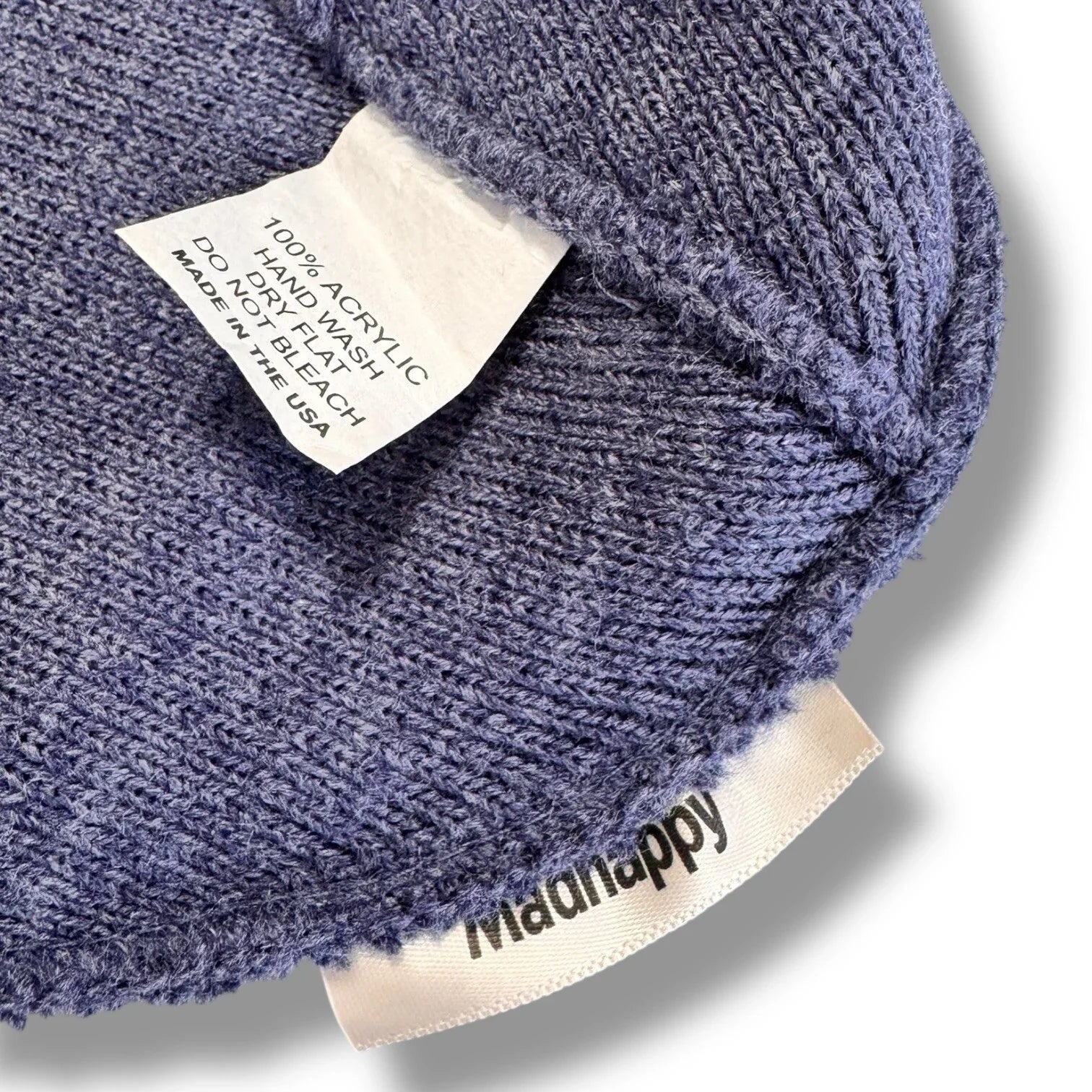 Madhappy Beanie Hat – Denim Heather Blue, One Size - Trendiez U ♥