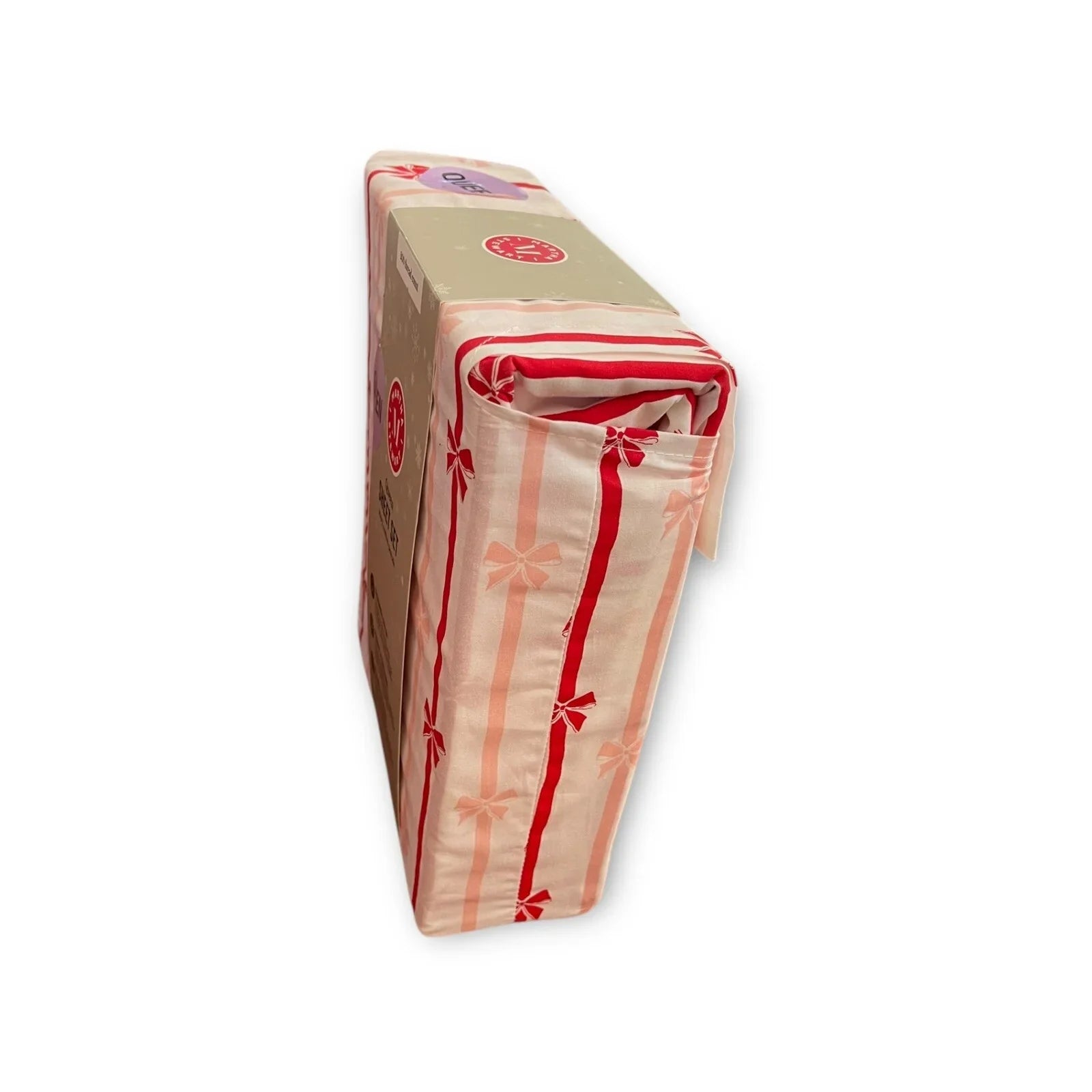 Martha Stewart 4pc Bows and Ribbons Christmas Queen Sheet Set 100% Cotton NWT - Trendiez U ♥