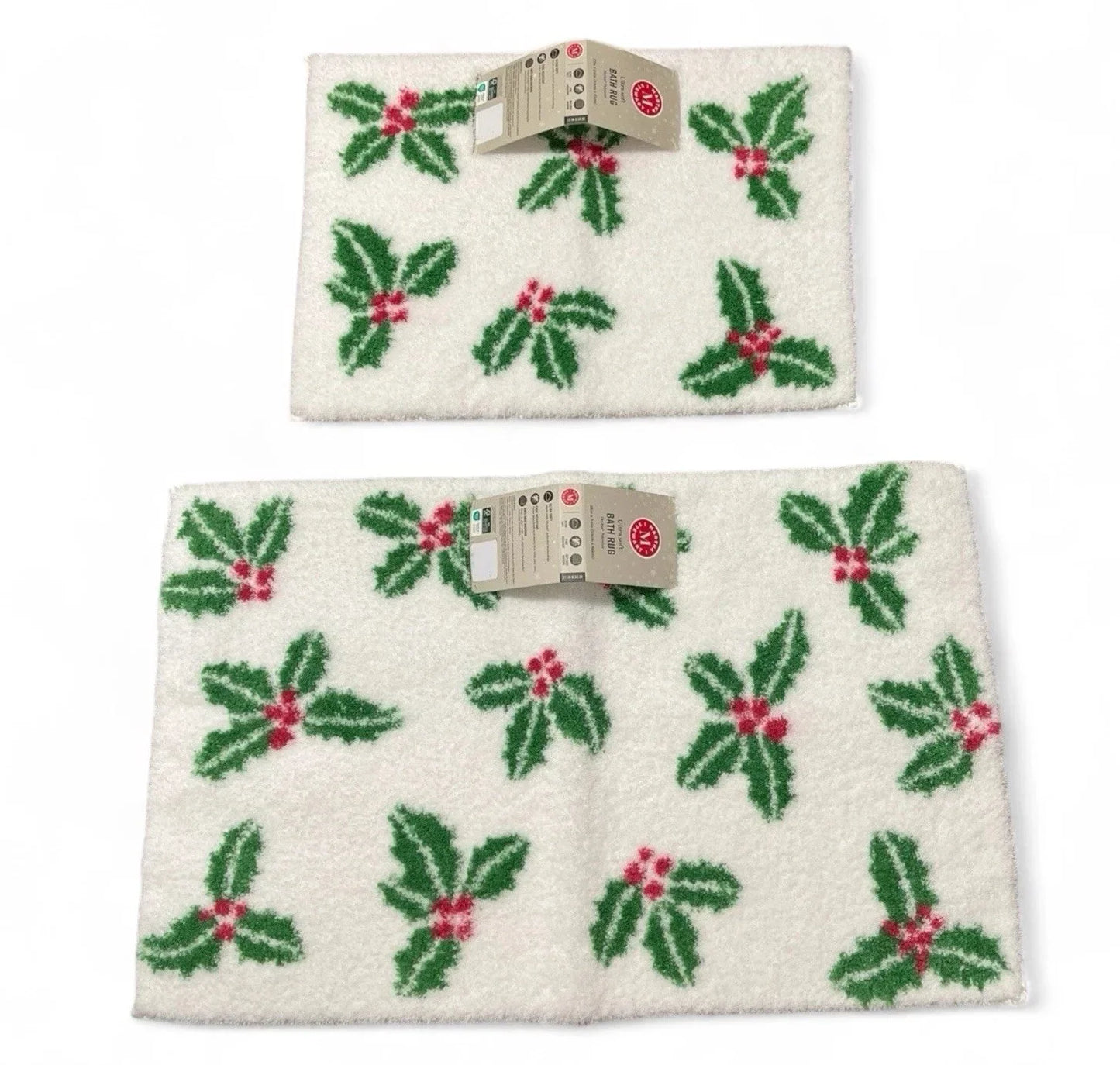 Martha Stewart Christmas Bathroom Mat Set – 2 Piece Anti-Skid - Trendiez U ♥