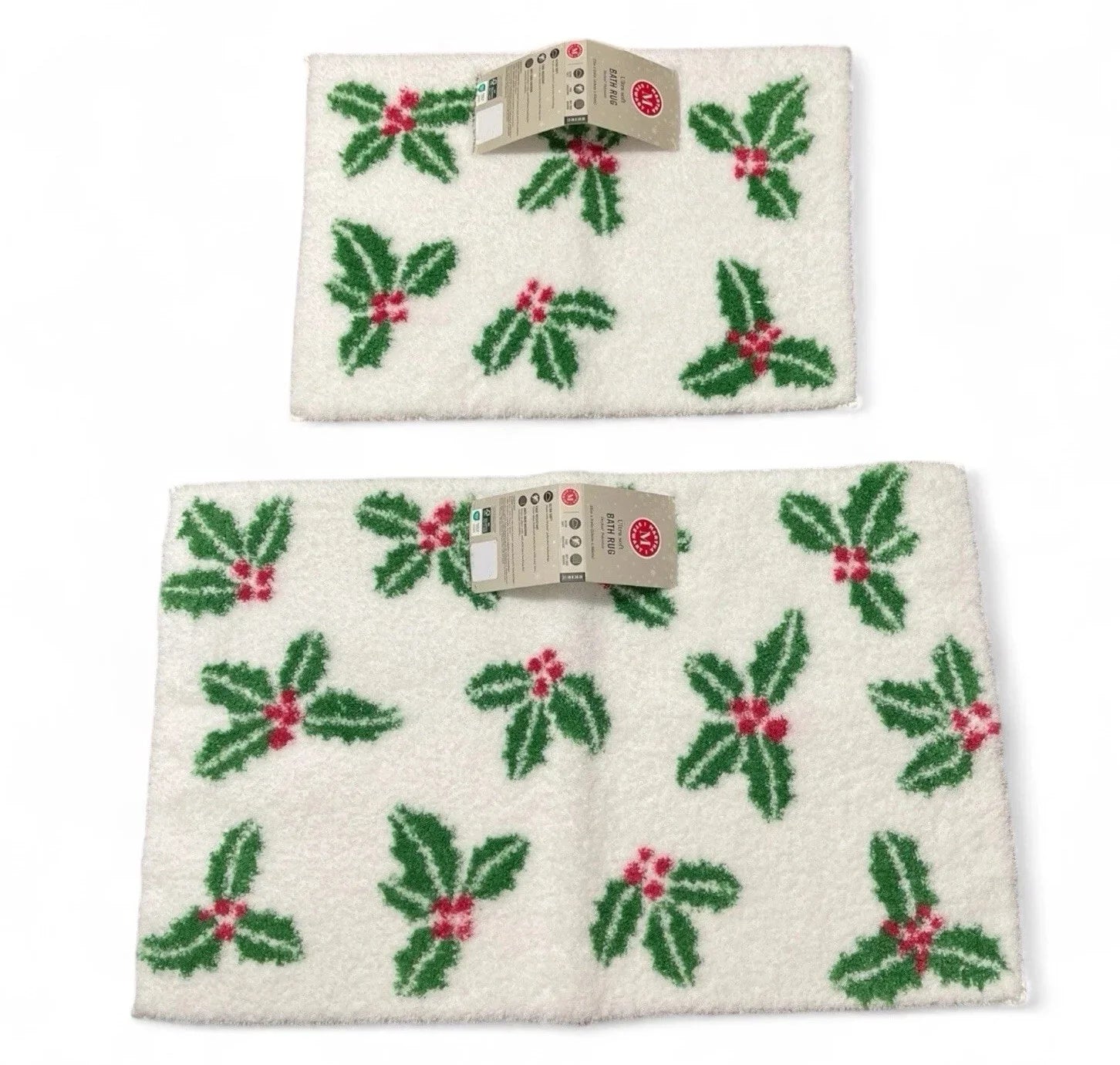 Martha Stewart Christmas Bathroom Mat Set – 2 Piece Anti-Skid - Trendiez U ♥