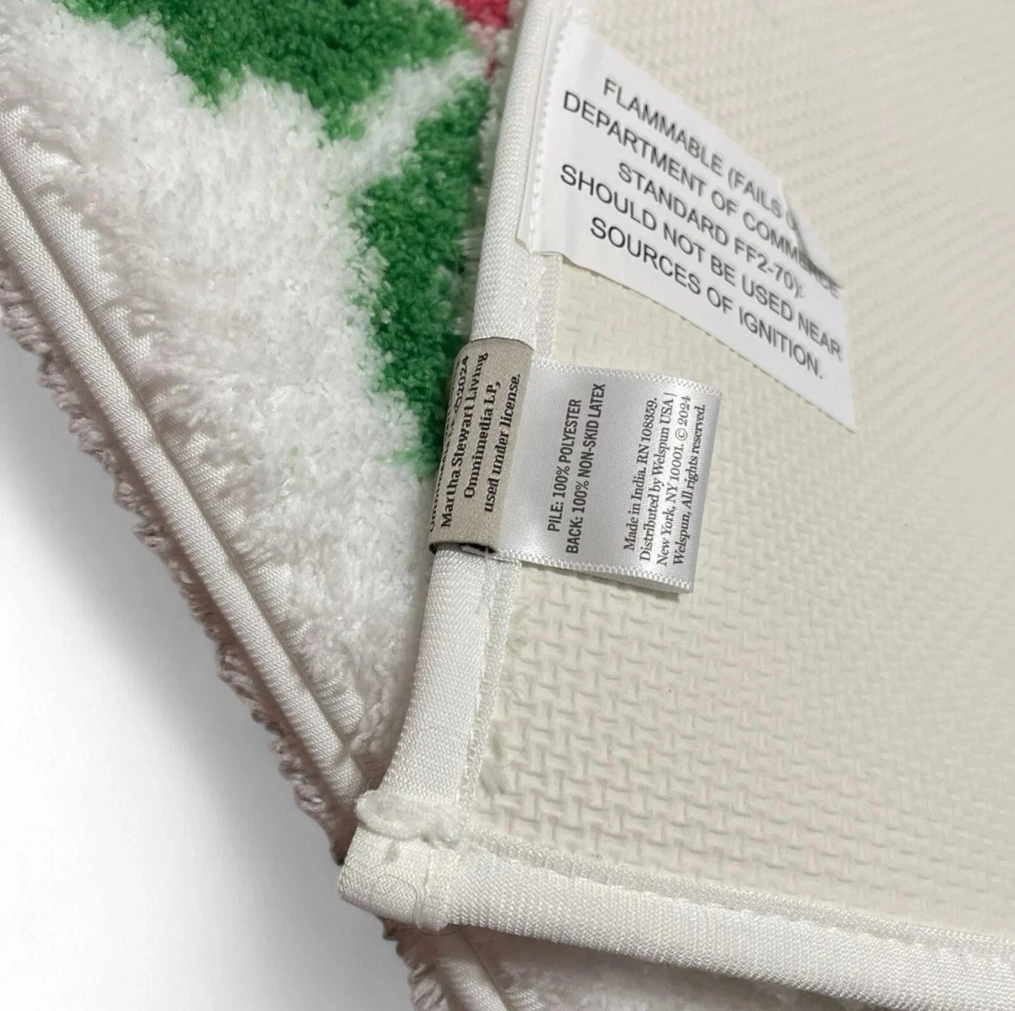 Martha Stewart Christmas Bathroom Mat Set – 2 Piece Anti-Skid - Trendiez U ♥