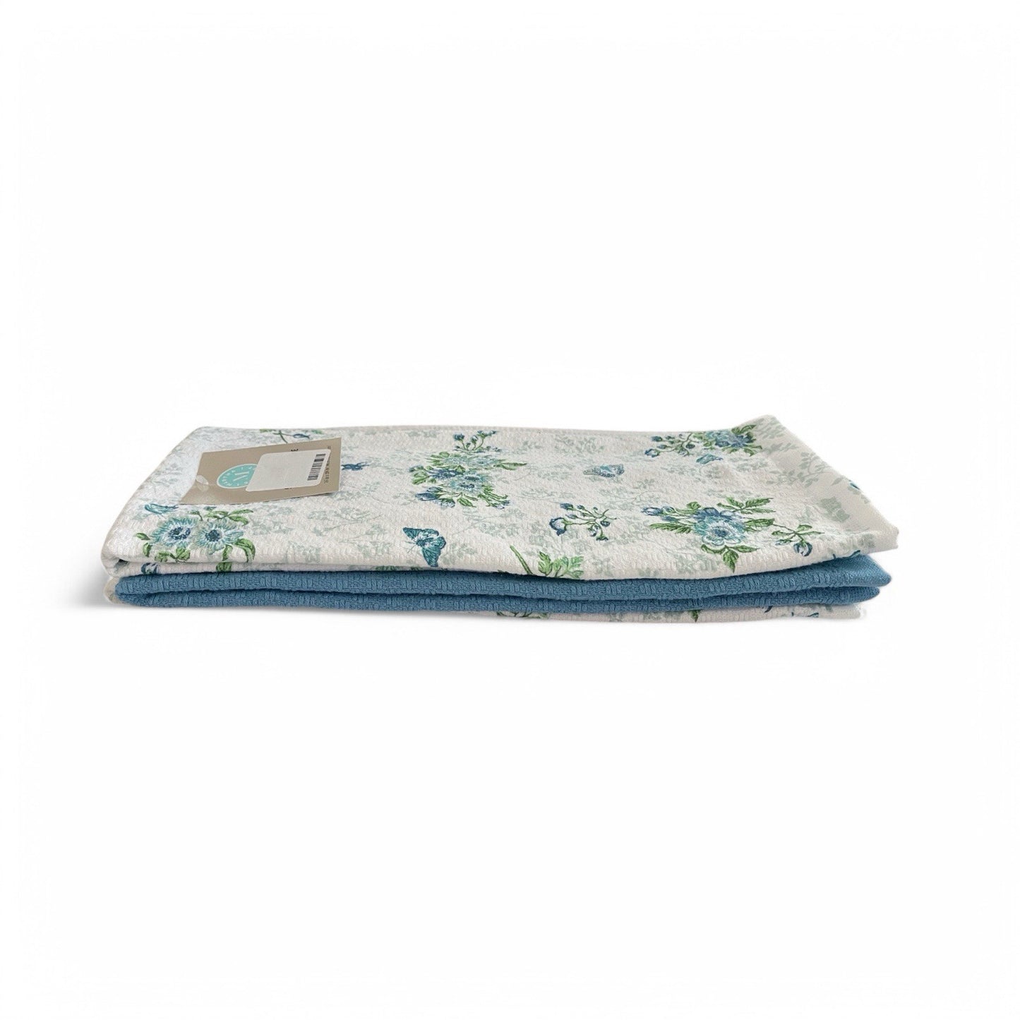 Martha Stewart Dual Purpose Floral Kitchen Towel Set Of 3 Spring Easter Decor - Trendiez U ♥