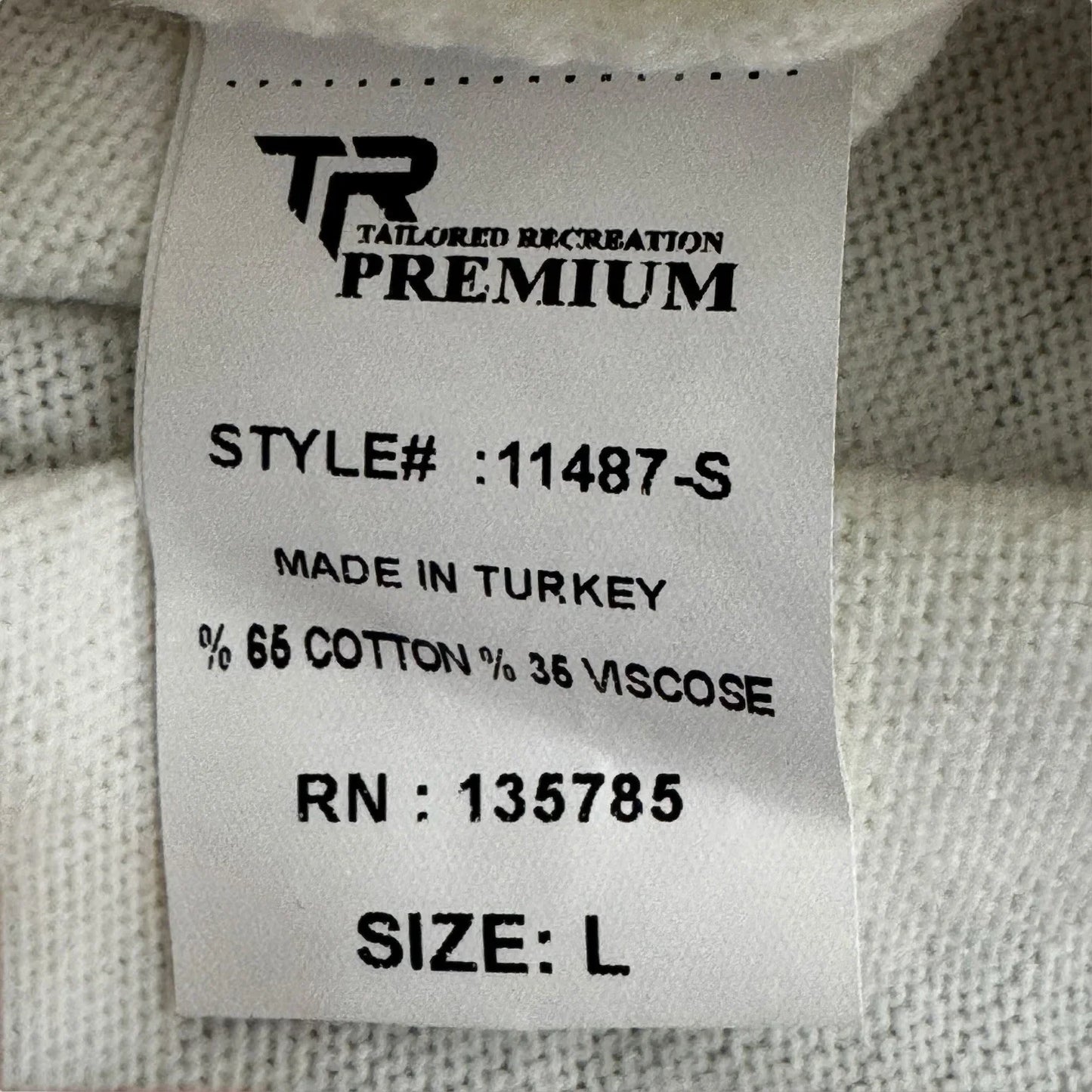 Men’s Tailored Recreation Premium Slim Fit Dress Sweater T-Shirt White Large - Trendiez U ♥