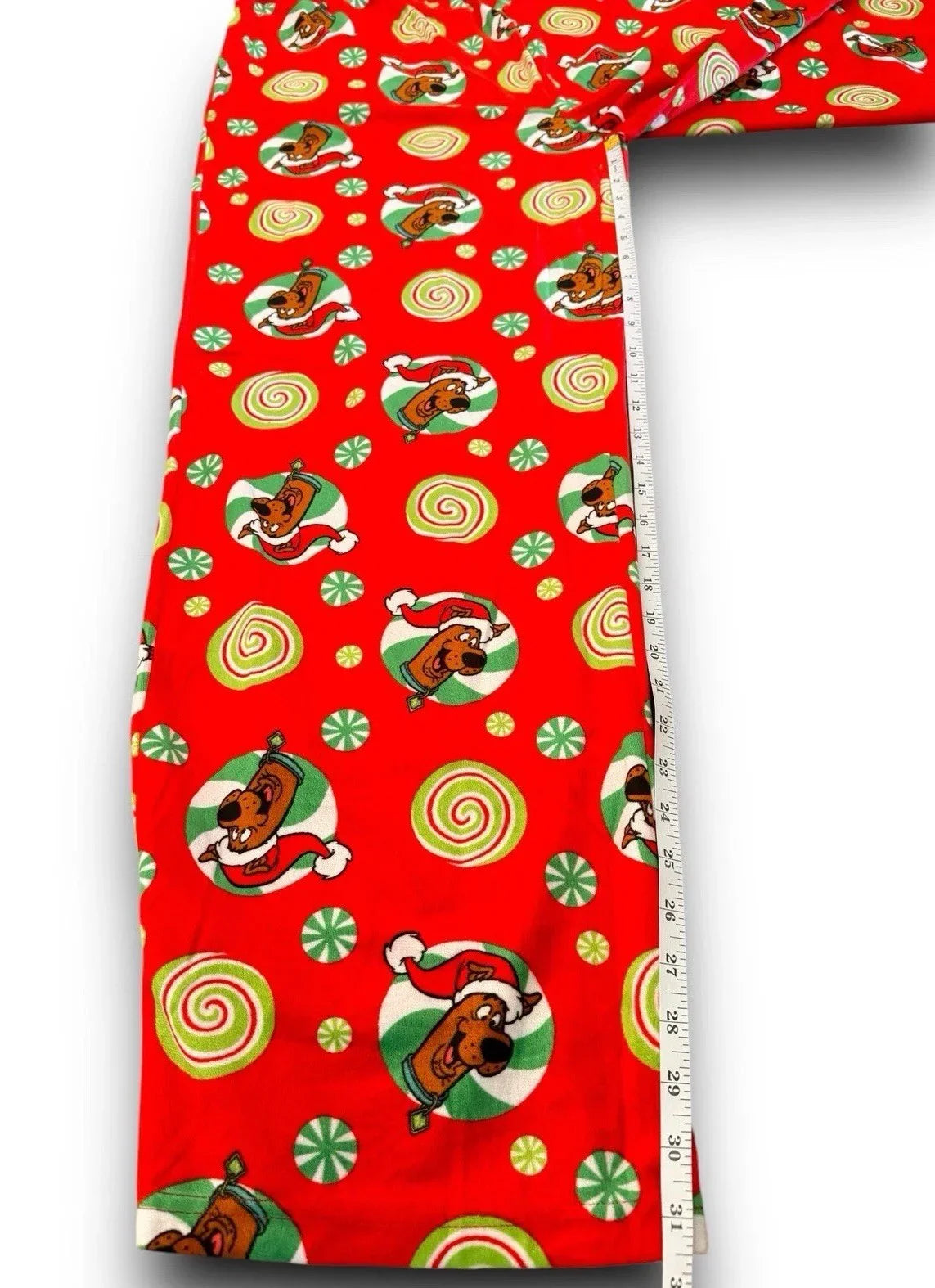 Mens Scooby Doo Christmas Santa Hat Fleece Lounge Pajama Pants Size XL NEW - Trendiez U ♥