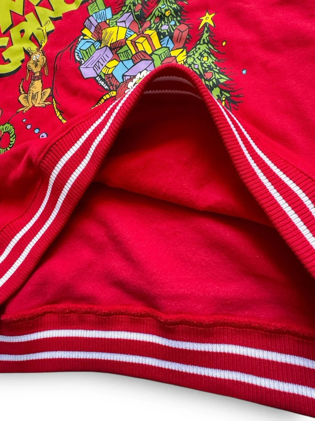 Merry Grinchmas Ugly Sweater Unisex Sweatshirt Grinch Red Soft Cozy Christmas XL - Trendiez U ♥