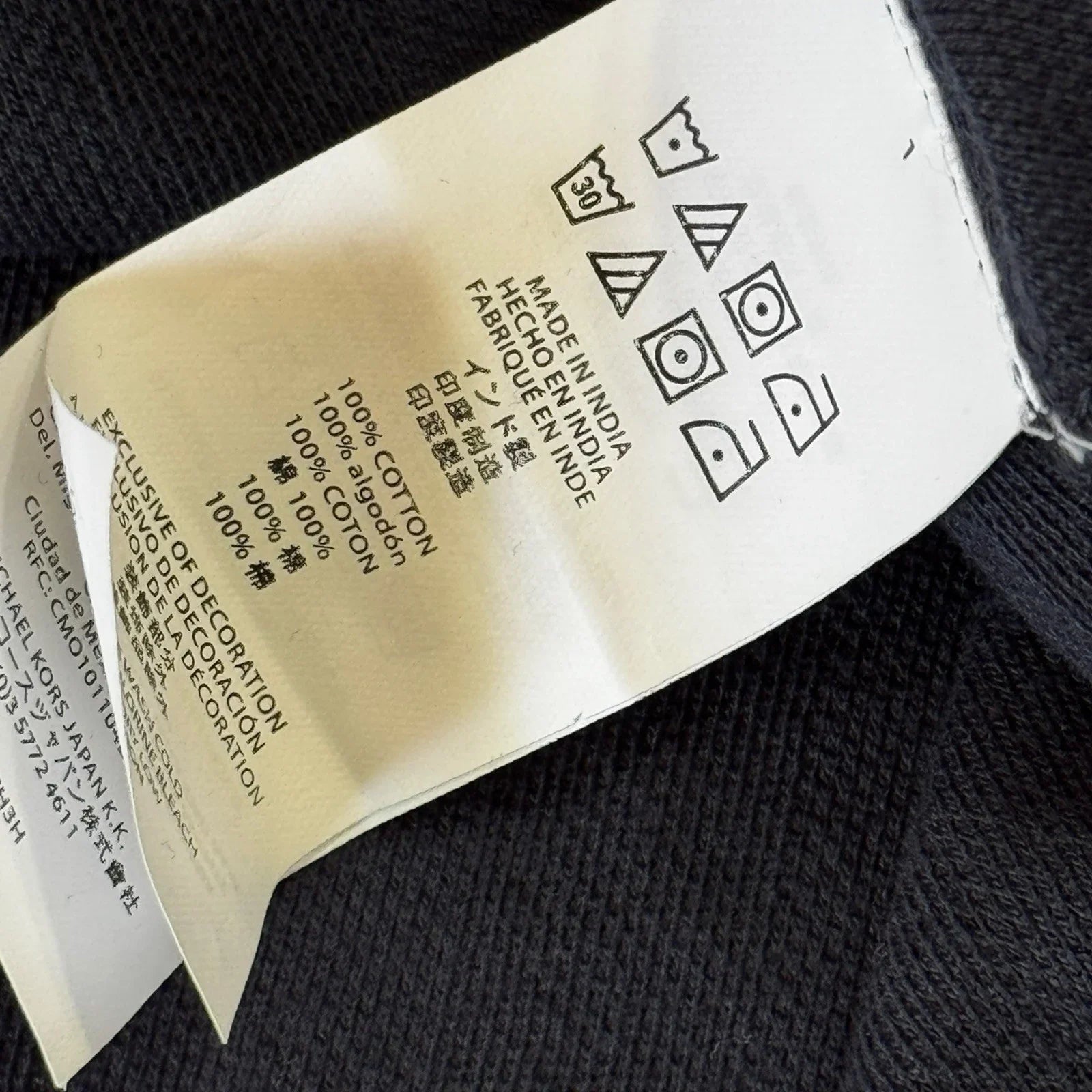 Michael Kors Men’s Polo Shirt – Navy Blue Short Sleeve - Trendiez U ♥