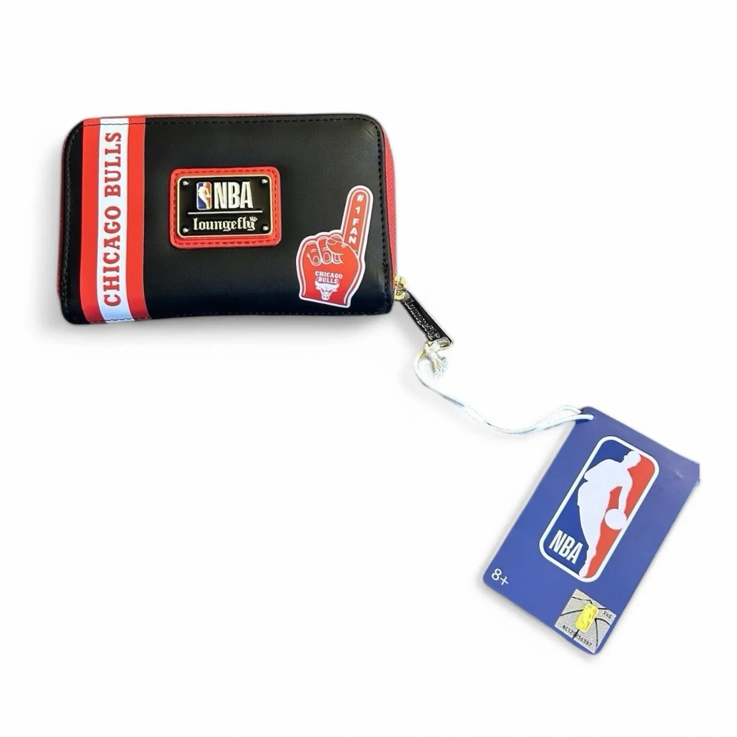NBA CHICAGO BULLS LOUNGEFLY WALLET PATCHED EMBROIDERED - Trendiez U ♥