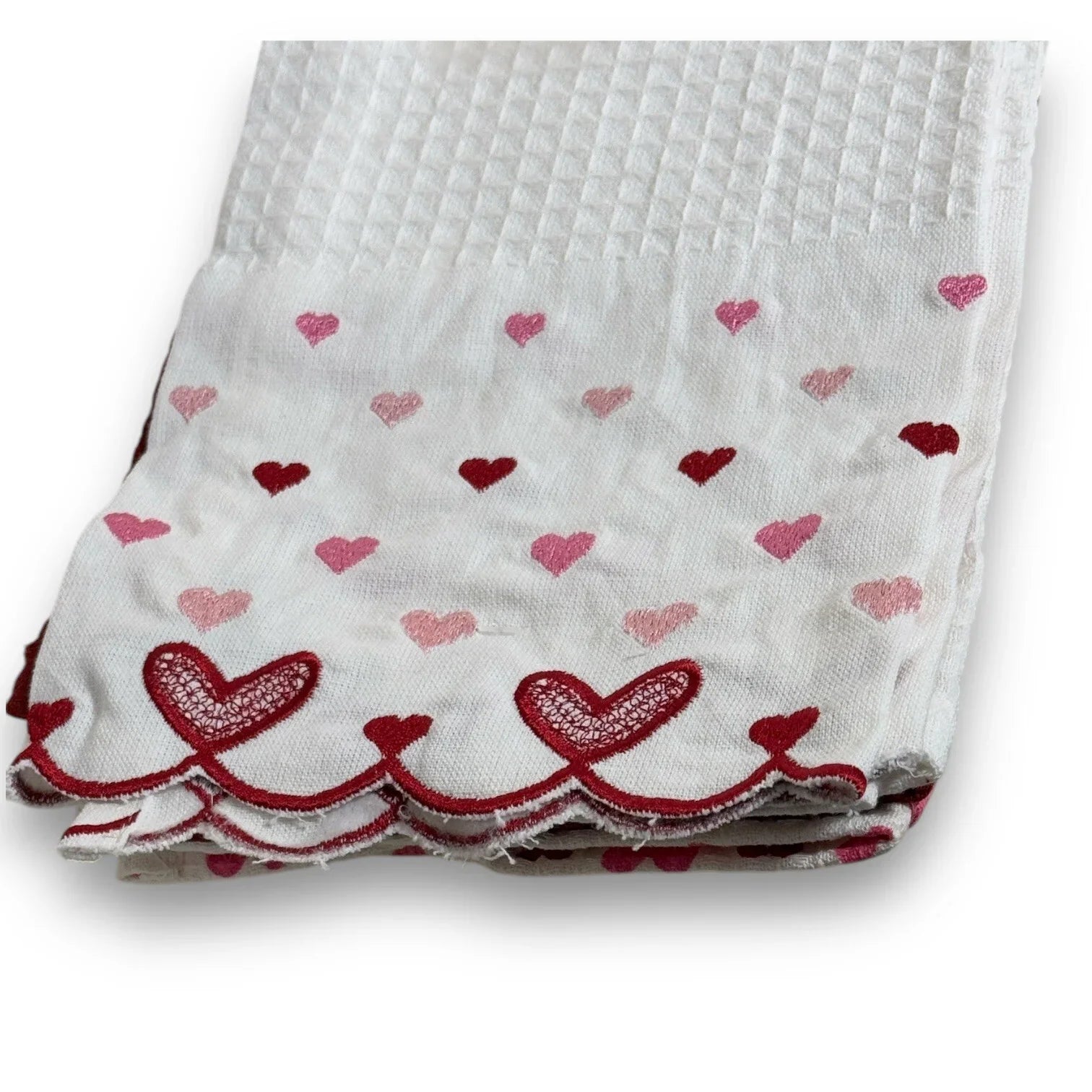 Nicole Miller Kitchen Towels - Set of 3 - Heart Embroidery - Trendiez U ♥