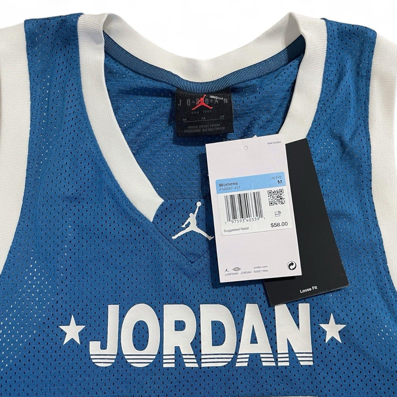 Nike Air Jordan 23 Women’s Jersey – Blue/White, Size M - Trendiez U ♥