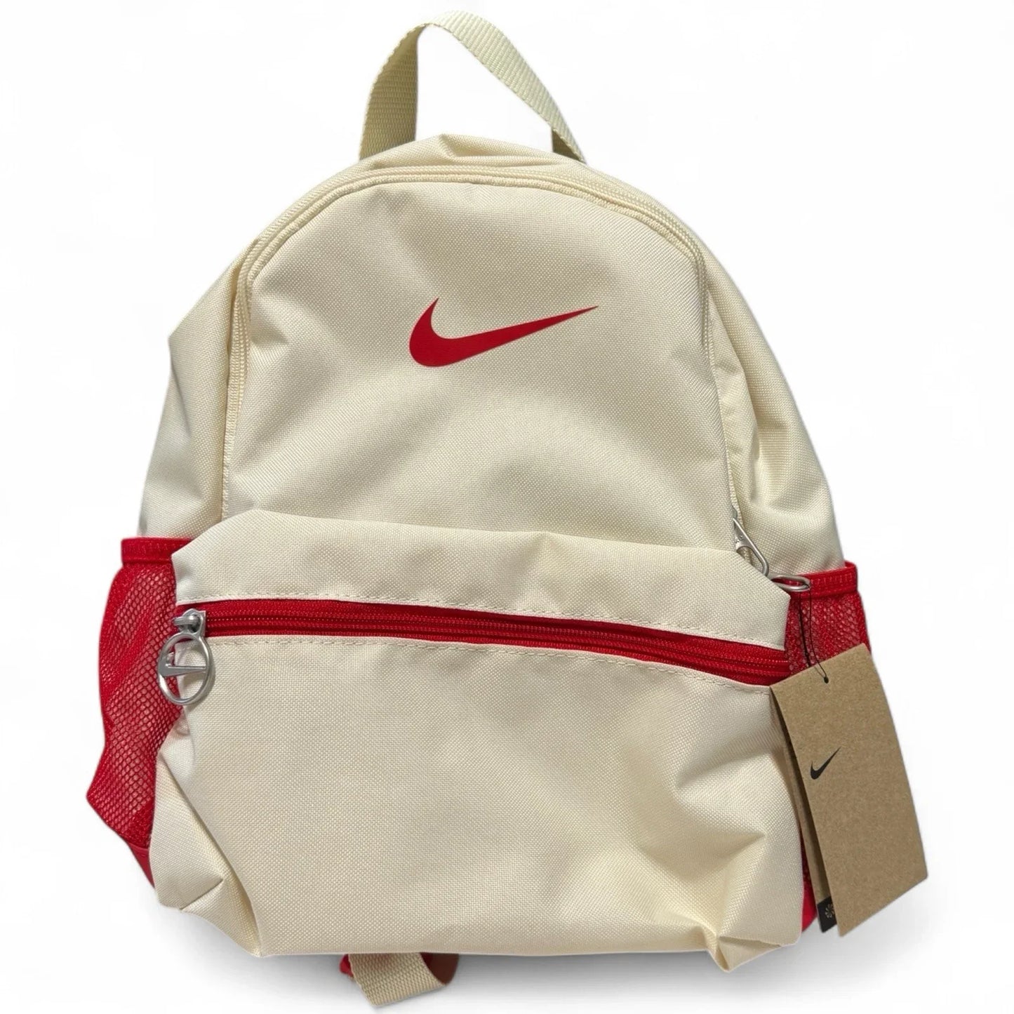 Nike Brasilia Heritage Mini Travel Backpack Beach Red & Cream FZ7222 113 - Trendiez U ♥