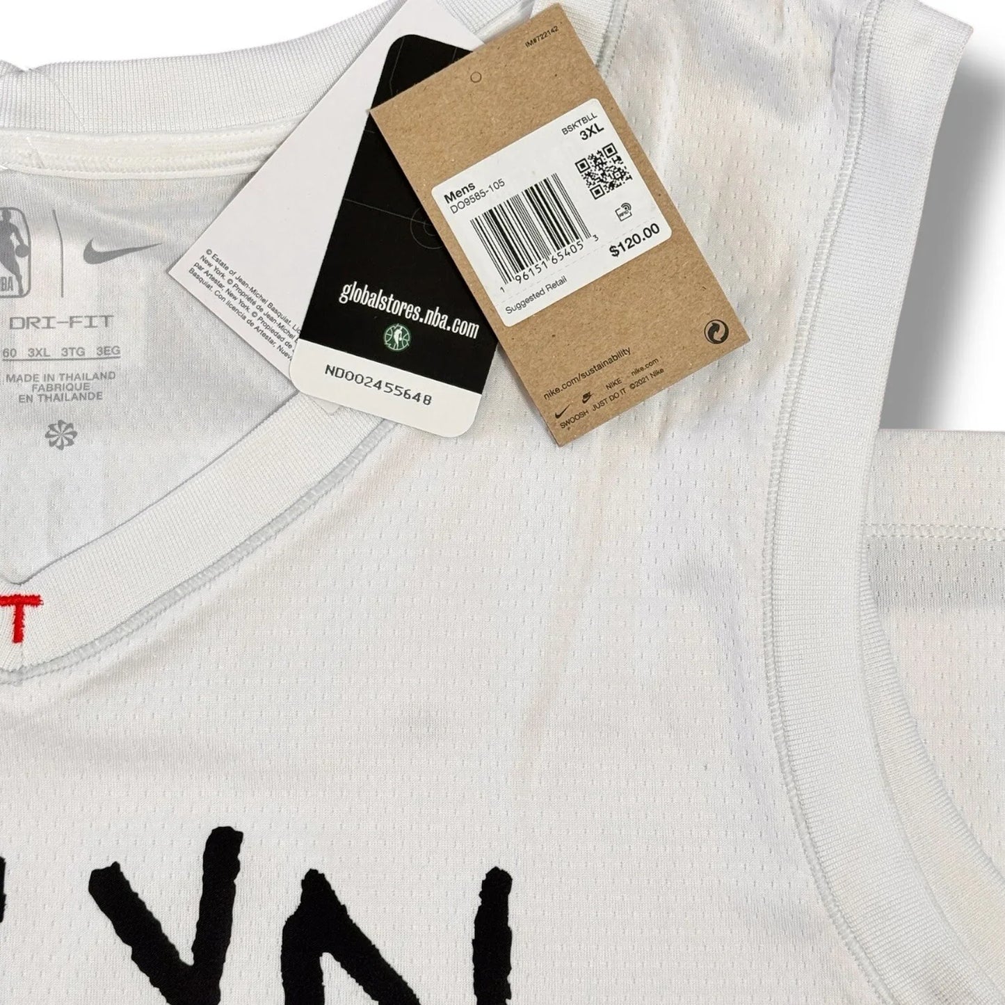 Nike Brooklyn Nets Seth Curry Fanatics White Fastbreak Jersey 3XL City Edition - Trendiez U ♥