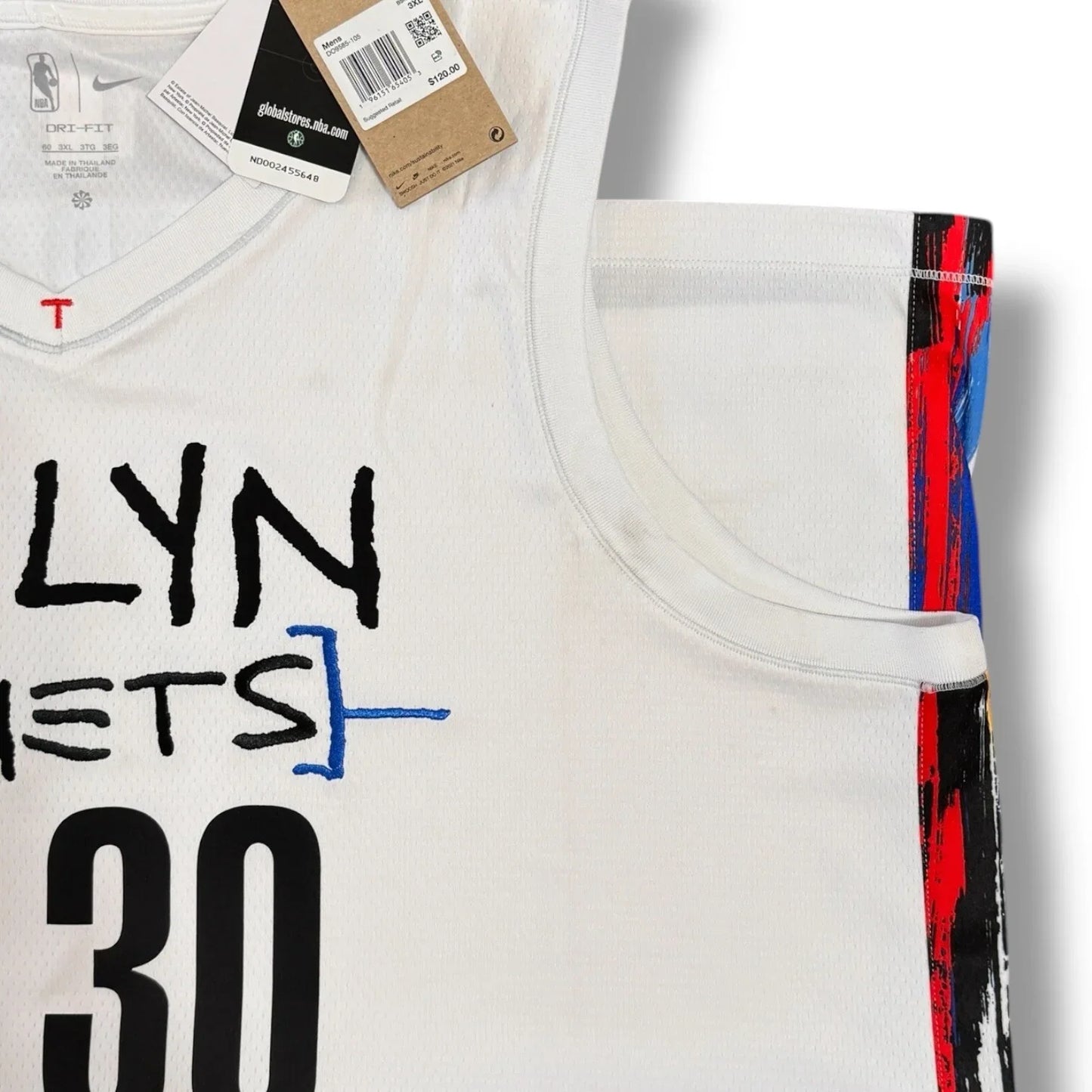 Nike Brooklyn Nets Seth Curry Fanatics White Fastbreak Jersey 3XL City Edition - Trendiez U ♥