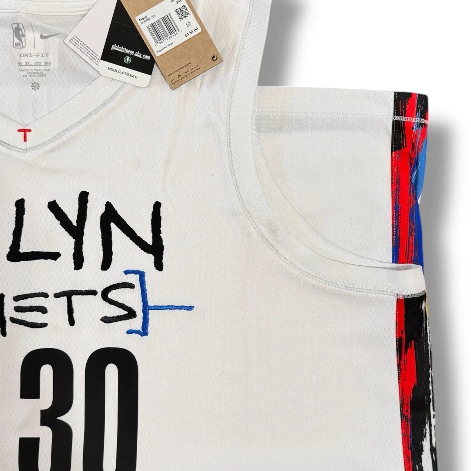 Nike Brooklyn Nets Seth Curry Fanatics White Fastbreak Jersey 3XL City Edition - Trendiez U ♥