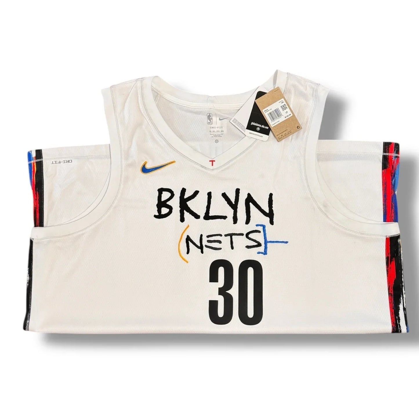 Nike Brooklyn Nets Seth Curry Fanatics White Fastbreak Jersey 3XL City Edition - Trendiez U ♥