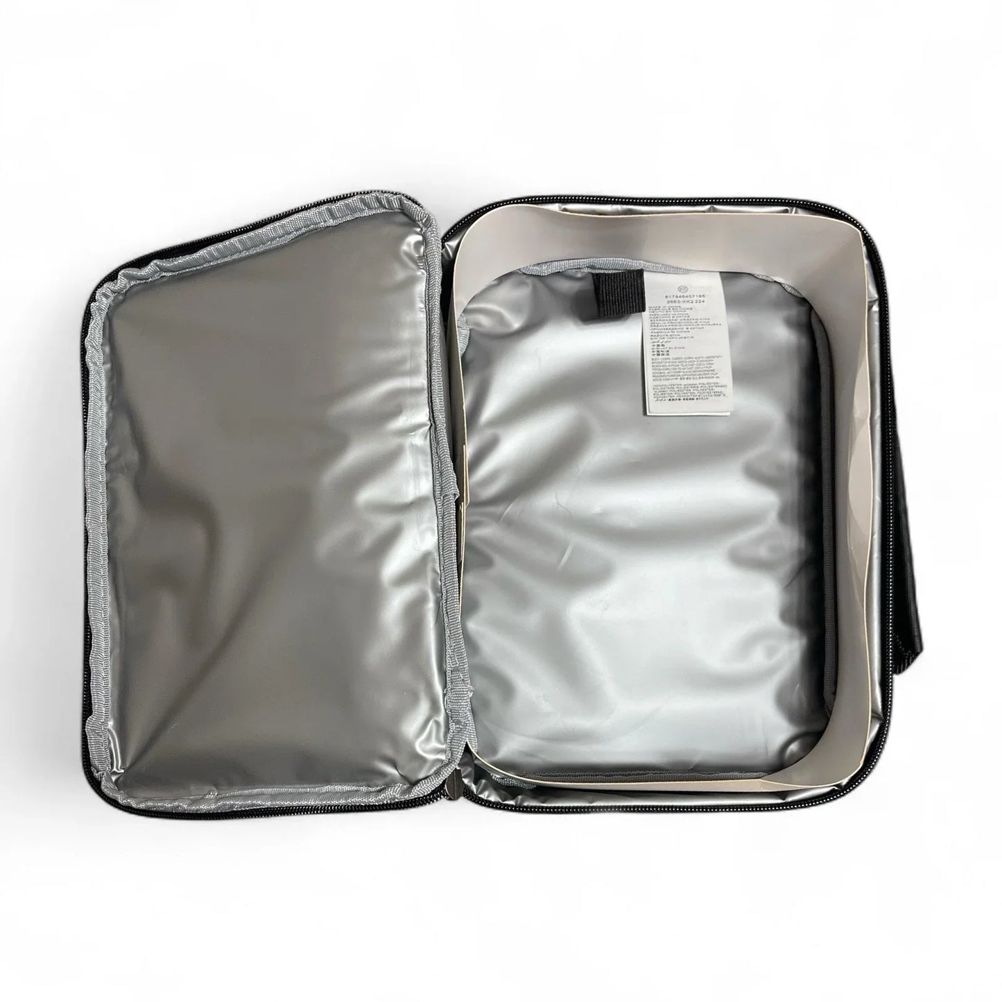 Nike Insulated Lunch Bag Swoosh Silver and Black New Back to School - Trendiez U ♥