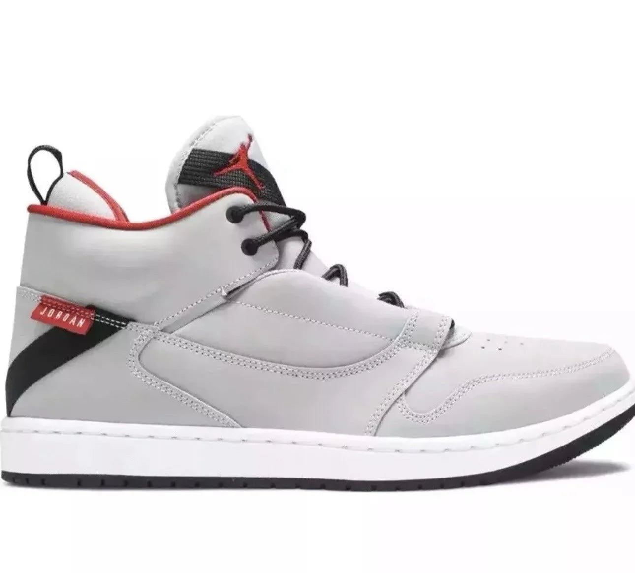 Nike Jordan Fadeaway Wolf Grey University Red White AO1329-060 Mens Size 12 - Trendiez U ♥