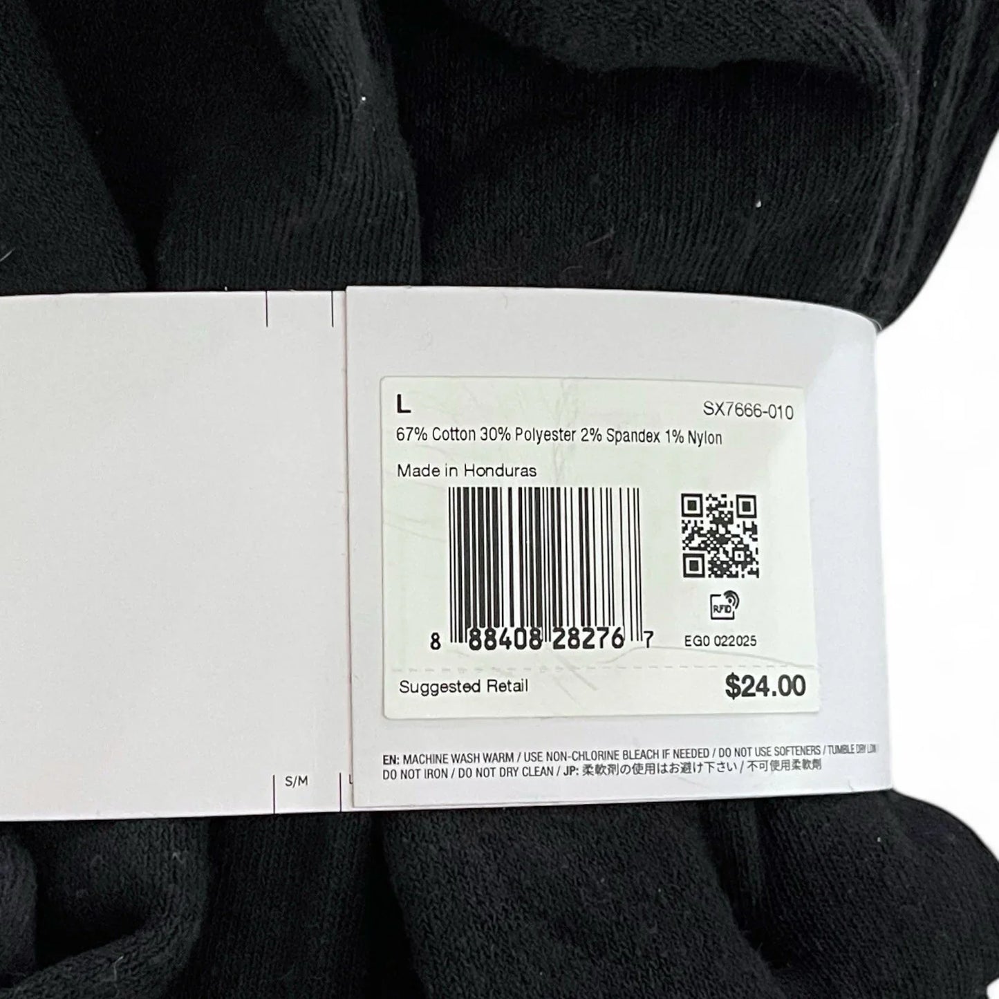 Nike Men’s Dri-Fit Black Crew Socks 6 Pair Size 8-12 - Trendiez U ♥