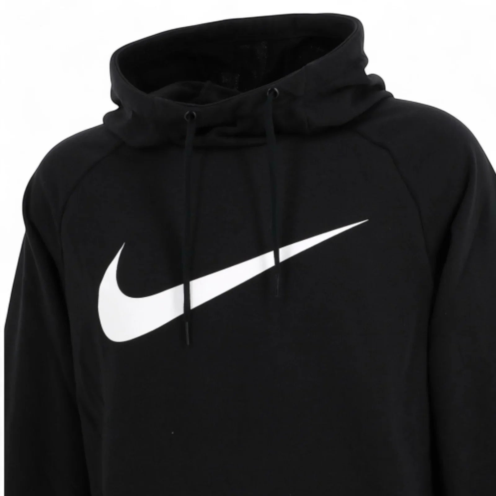 Nike Men’s Pullover Hoodie – 2XL Black Dri-FIT Training with Big Swoosh (CZ2425-010) - Trendiez U ♥