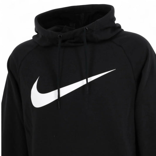 Nike Men’s Pullover Hoodie – 2XL Black Dri-FIT Training with Big Swoosh (CZ2425-010) - Trendiez U ♥