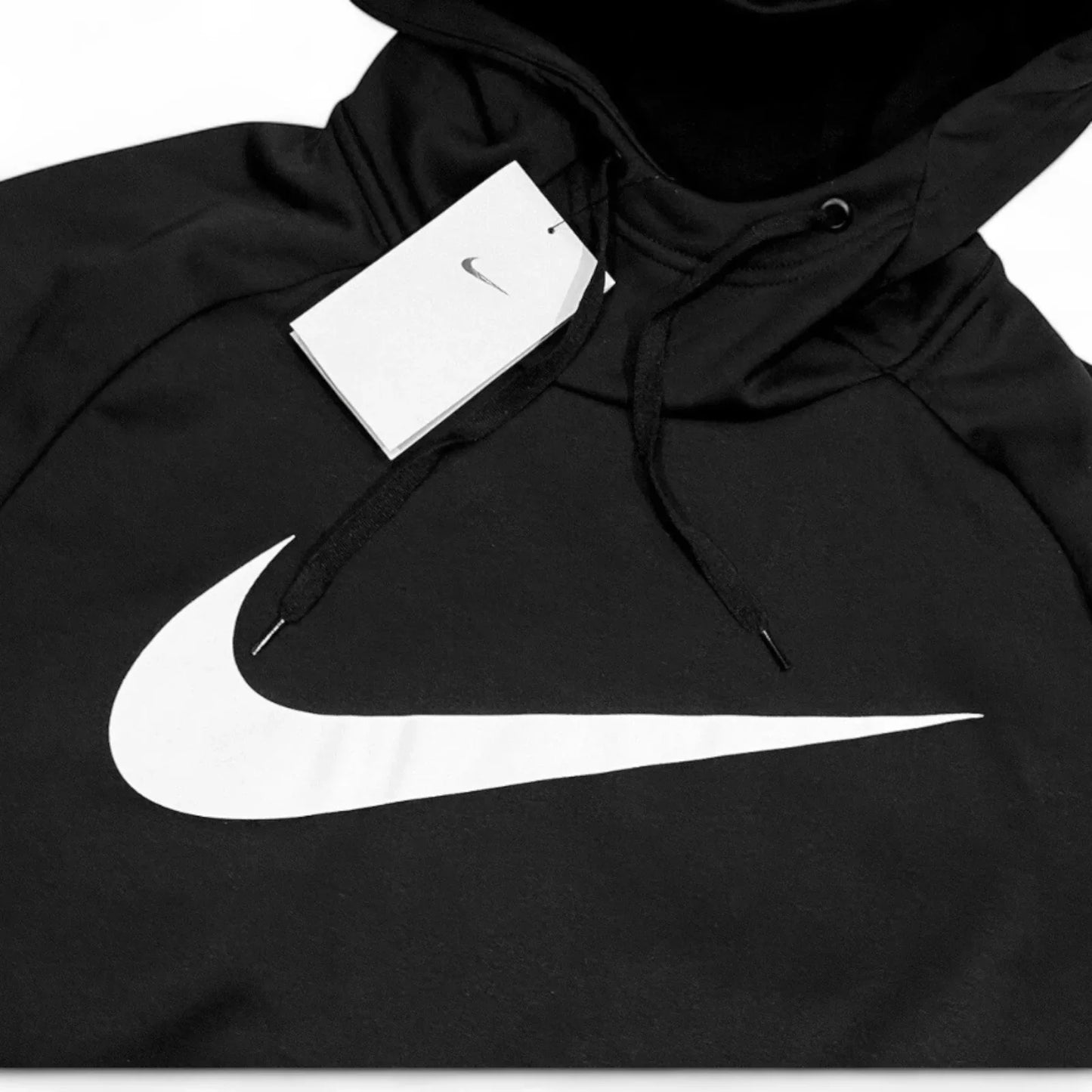 Nike Men’s Pullover Hoodie – 2XL Black Dri-FIT Training with Big Swoosh (CZ2425-010) - Trendiez U ♥