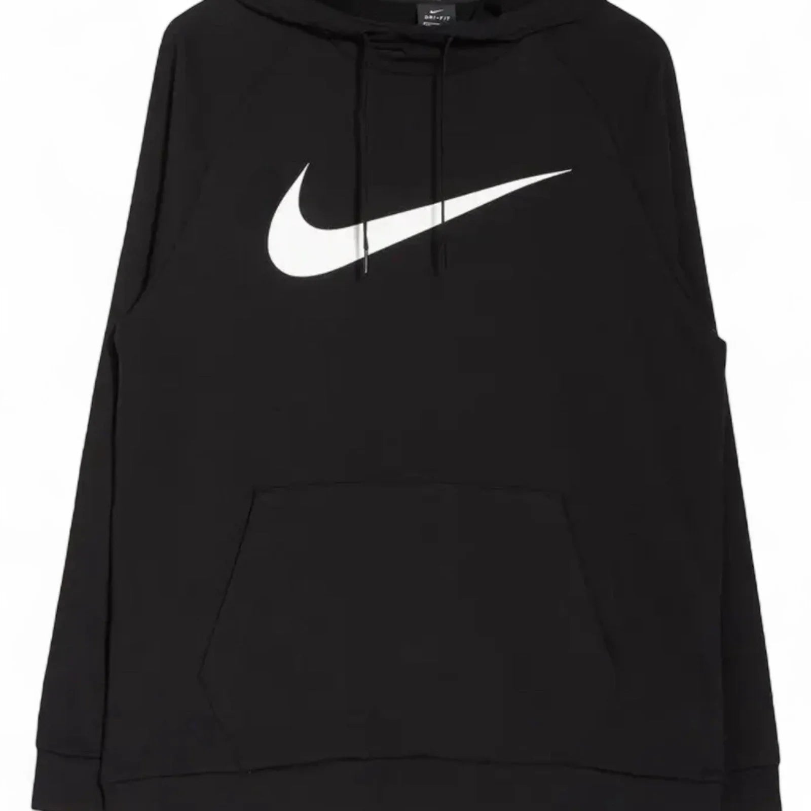 Nike Men’s Pullover Hoodie – 2XL Black Dri-FIT Training with Big Swoosh (CZ2425-010) - Trendiez U ♥