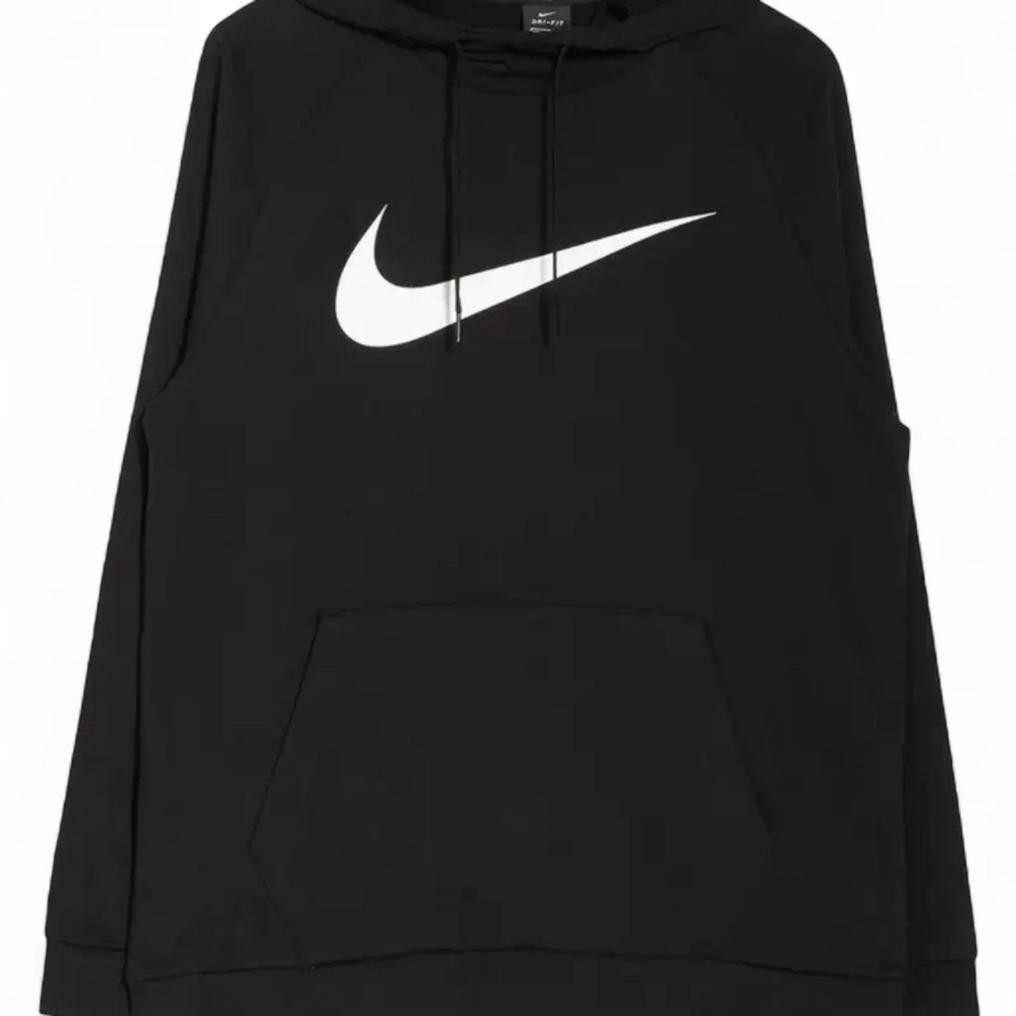 Nike Men’s Pullover Hoodie – 2XL Black Dri-FIT Training with Big Swoosh (CZ2425-010) - Trendiez U ♥