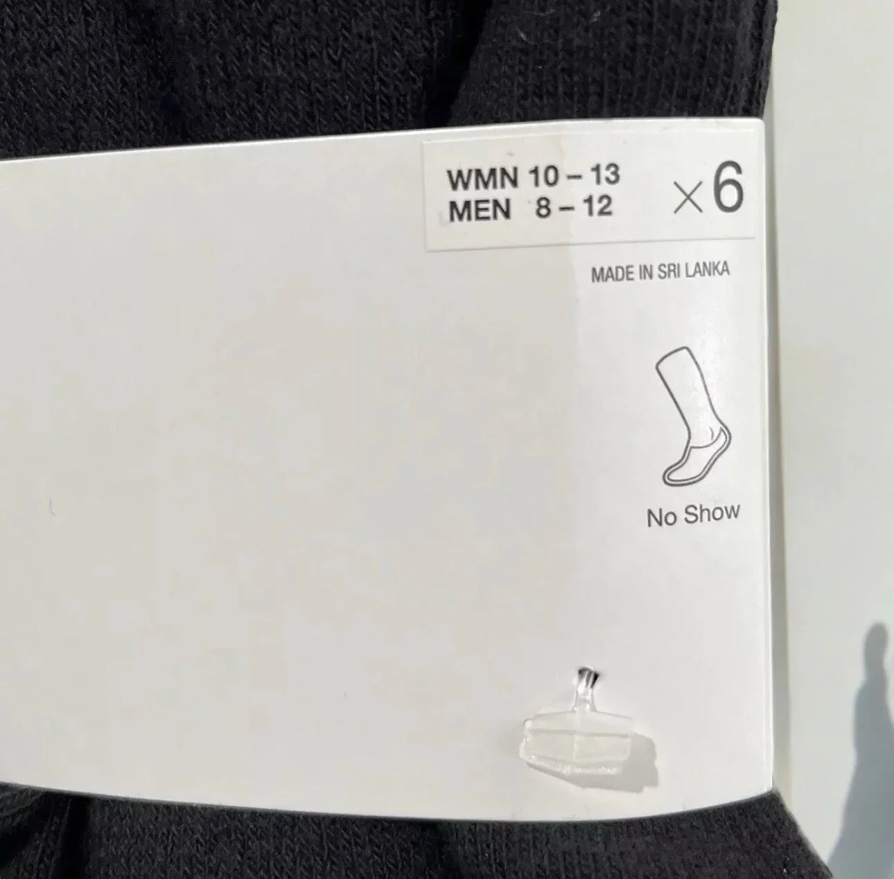 Nike Sports Socks Cushioned Dri- Fit No Show 6 Pairs Black Men’s Sz 8-12 - Trendiez U ♥