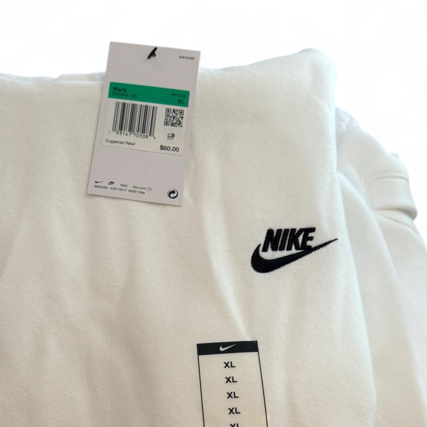 Nike Sportswear Club Fleece Set – Men’s Hoodie & Joggers White Black - Trendiez U ♥