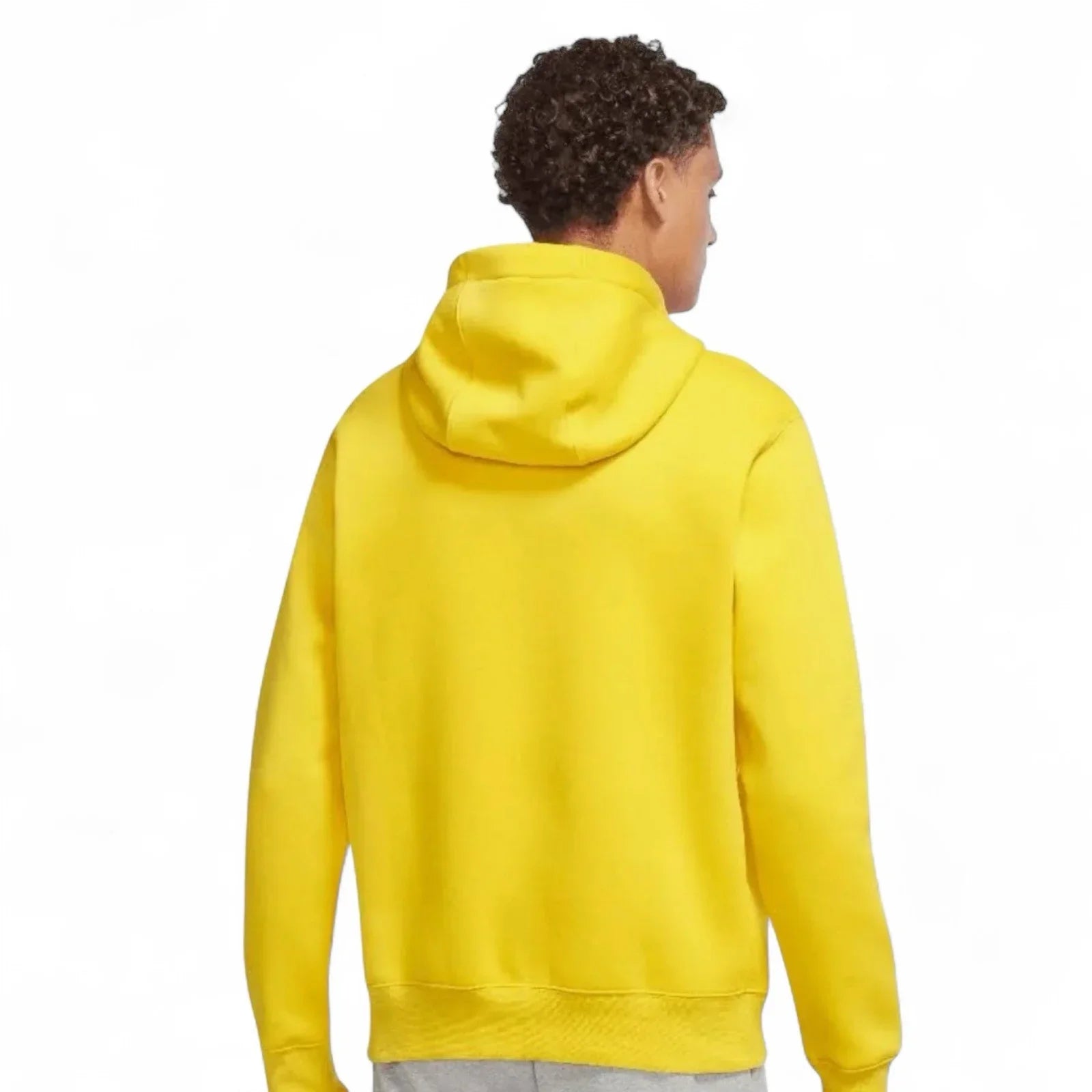 Nike Sportswear Men's Small Yellow Club Fleece Hoodie Pullover Athleisure 2XL - Trendiez U ♥