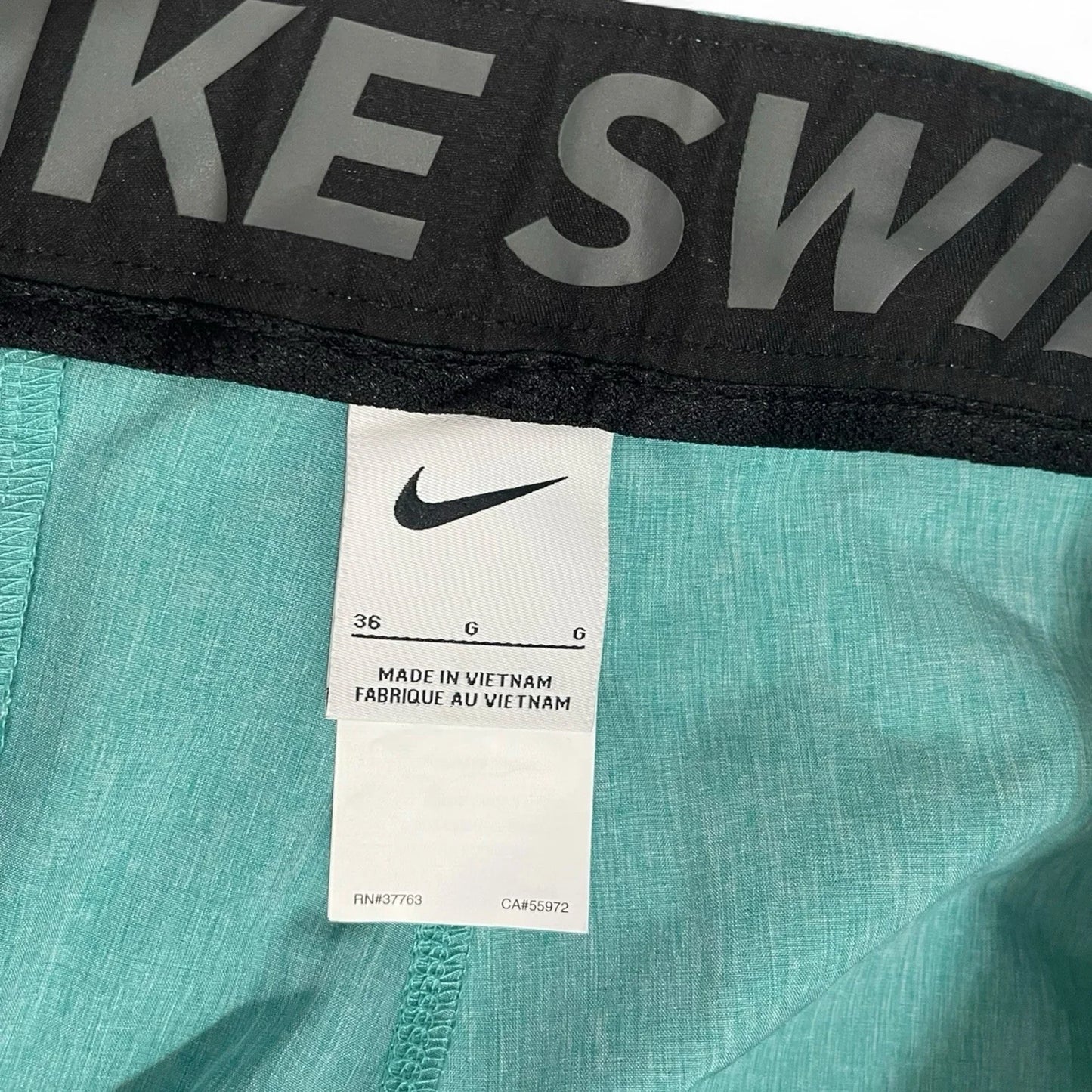 NIKE Swim Stretch Men's Swimming Trunks Packable Beach Shorts Turquoise - Trendiez U ♥
