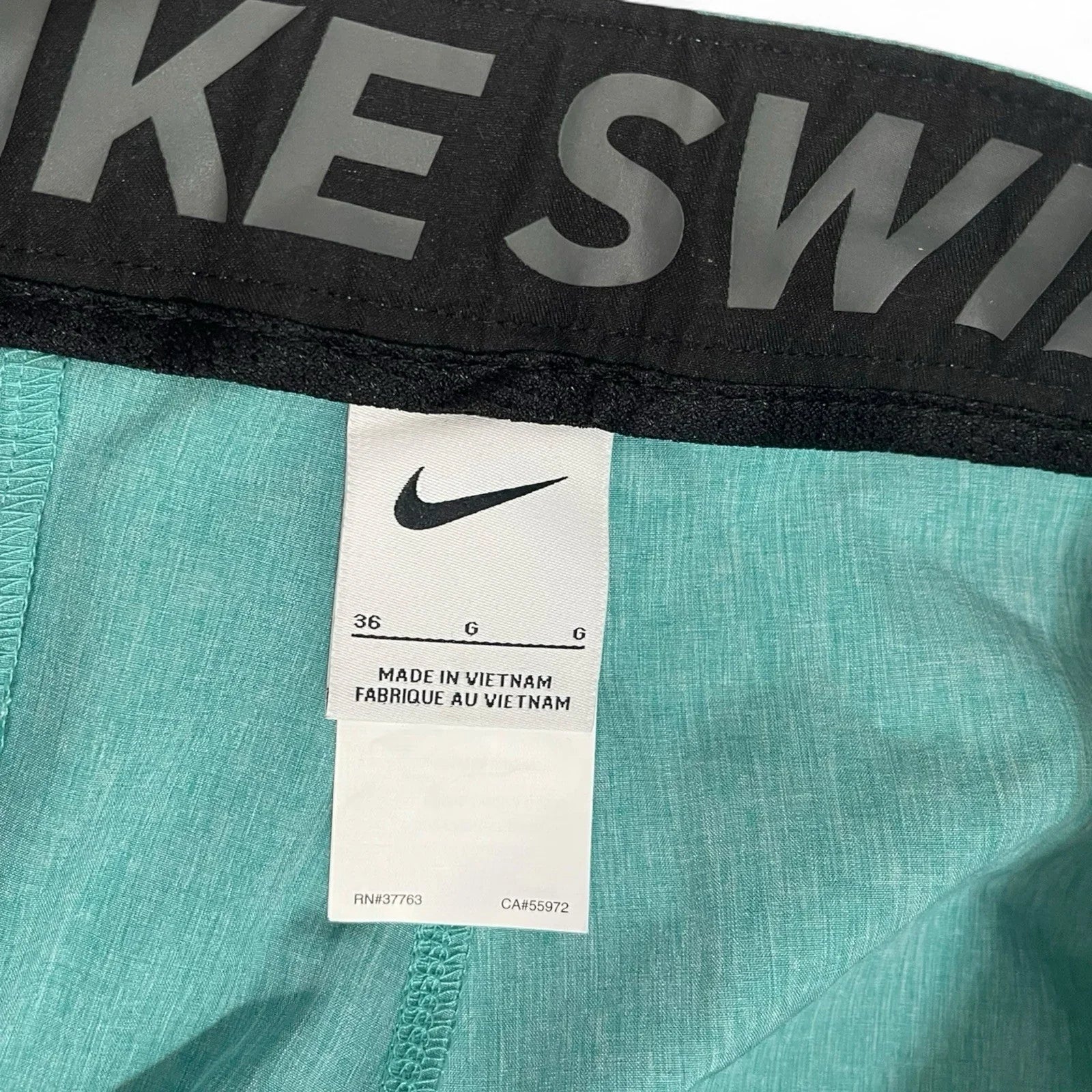 NIKE Swim Stretch Men's Swimming Trunks Packable Beach Shorts Turquoise - Trendiez U ♥
