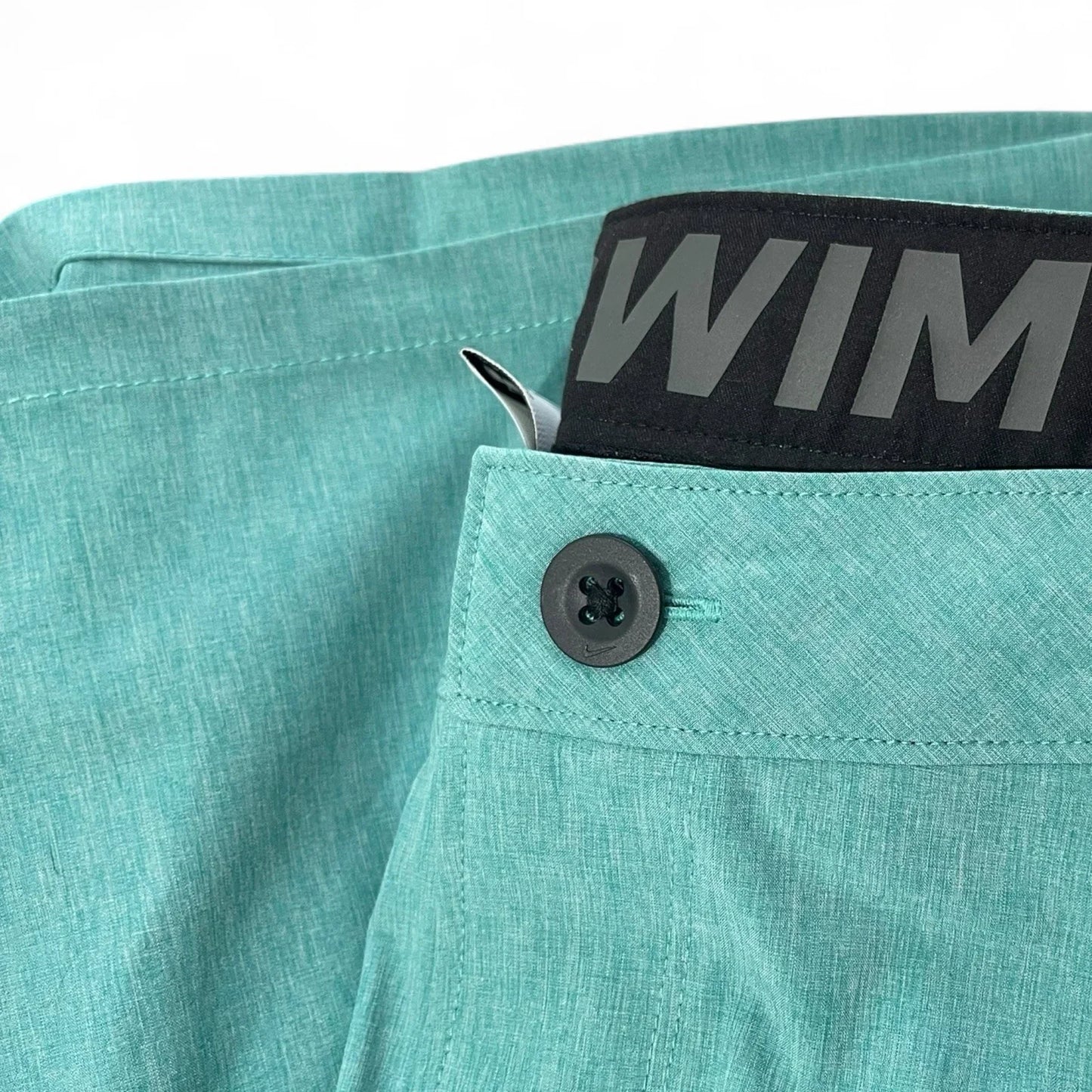 NIKE Swim Stretch Men's Swimming Trunks Packable Beach Shorts Turquoise - Trendiez U ♥