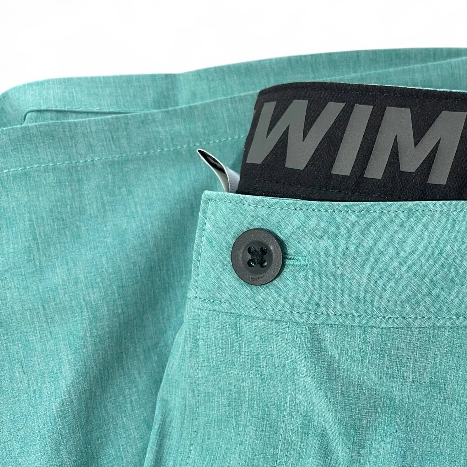 NIKE Swim Stretch Men's Swimming Trunks Packable Beach Shorts Turquoise - Trendiez U ♥