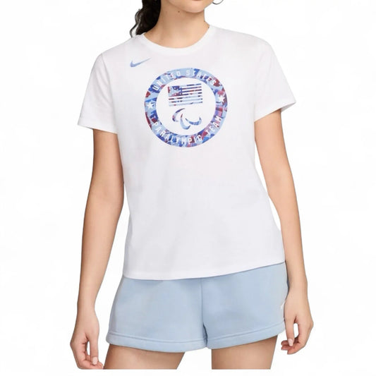 Nike Team USA Women’s T-Shirt – White Short Sleeve, Size Large - Trendiez U ♥