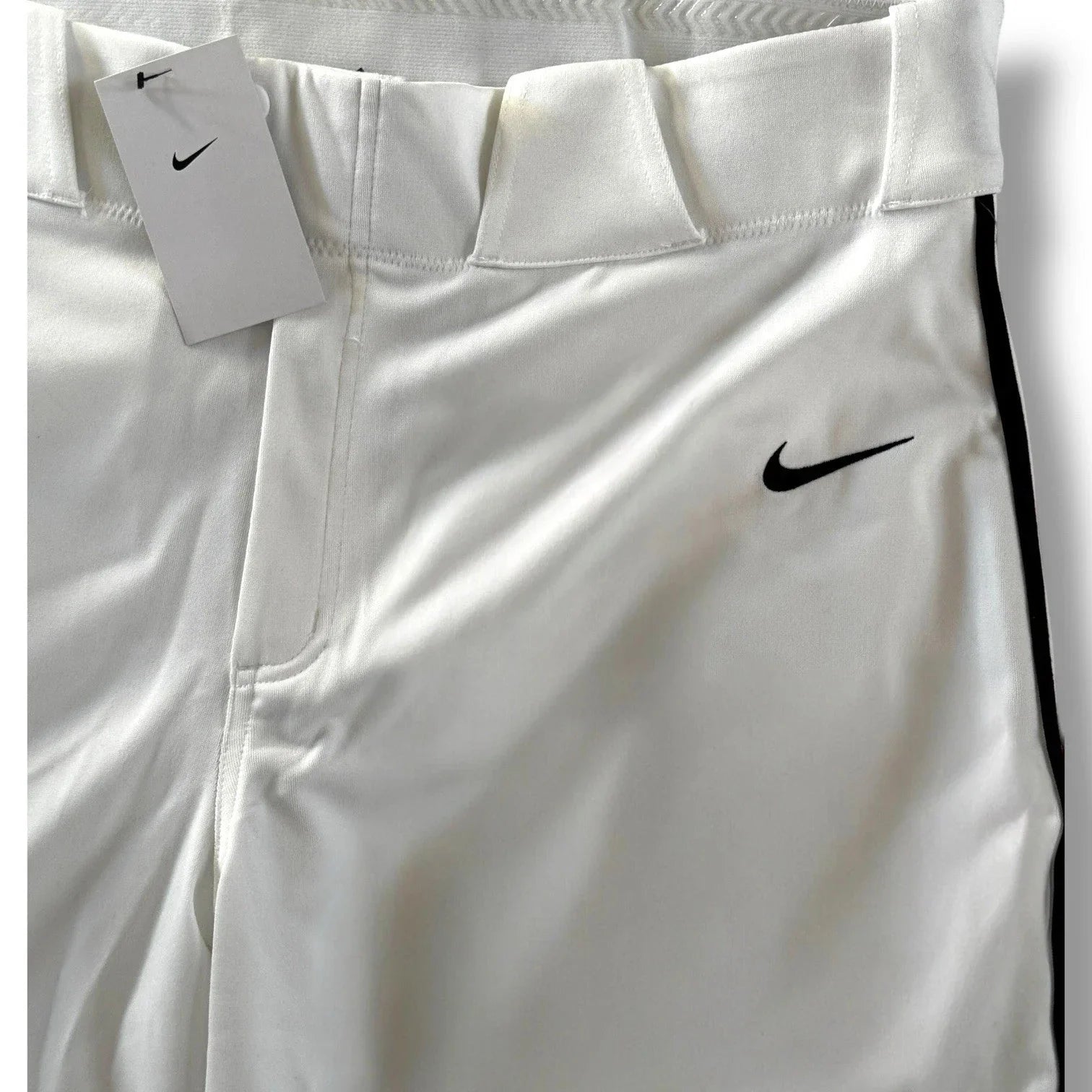 Nike Vapor Select Baseball Pants Mens Size XL White Black BQ6345-100 - Trendiez U ♥