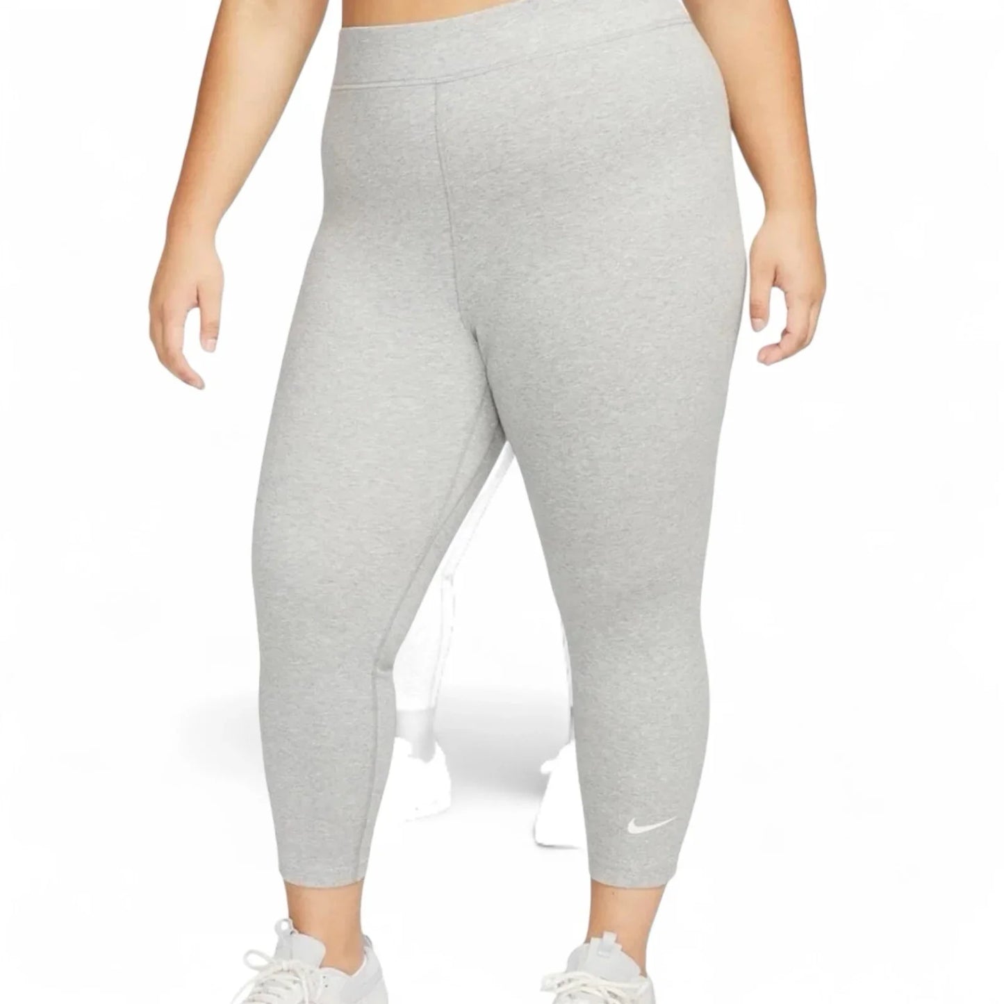 Nike Women’s Plus Size Leggings – Gray High Rise 7/8 Length 1X - Trendiez U ♥