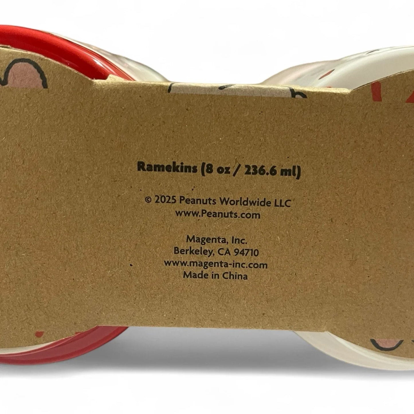 Peanuts x Rae Dunn Heart Ramekins – Set of 4, Charlie Brown & Snoopy - Trendiez U ♥