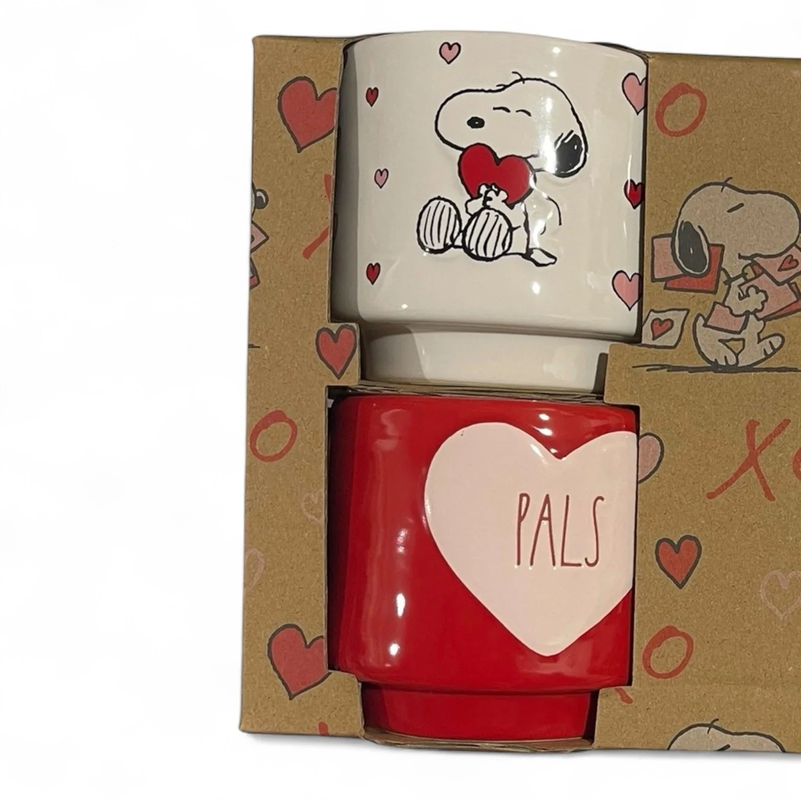 Peanuts x Rae Dunn Heart Ramekins – Set of 4, Charlie Brown & Snoopy - Trendiez U ♥