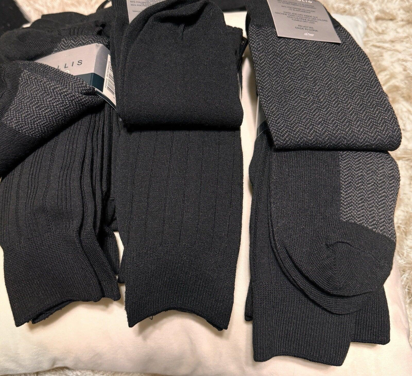 Perry Ellis Men’s Dress Socks – 15-Pack (3 Sets of 5) - Trendiez U ♥