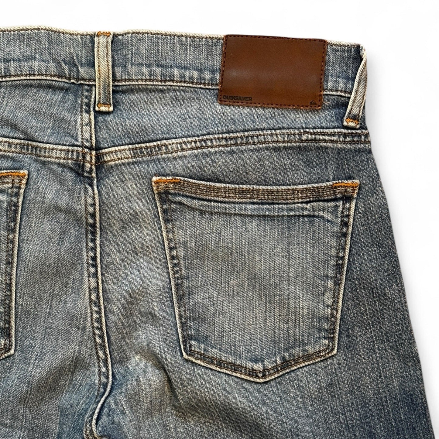 Quiksilver Vintage Y2K Men’s Jeans – 32x32 Blue Denim, Regular Fit Skater Style - Trendiez U ♥
